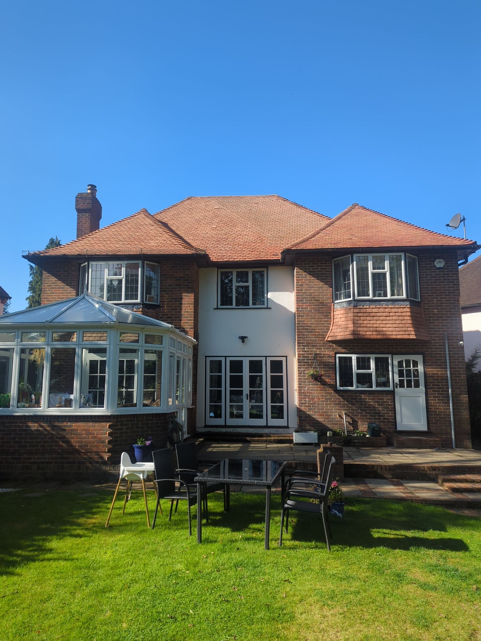 Roof Clean  - Moss Removal - Gutter Clean using Honda 15lpm Low Pressure Washing Machine by Ges Exterior Cleaning ltd