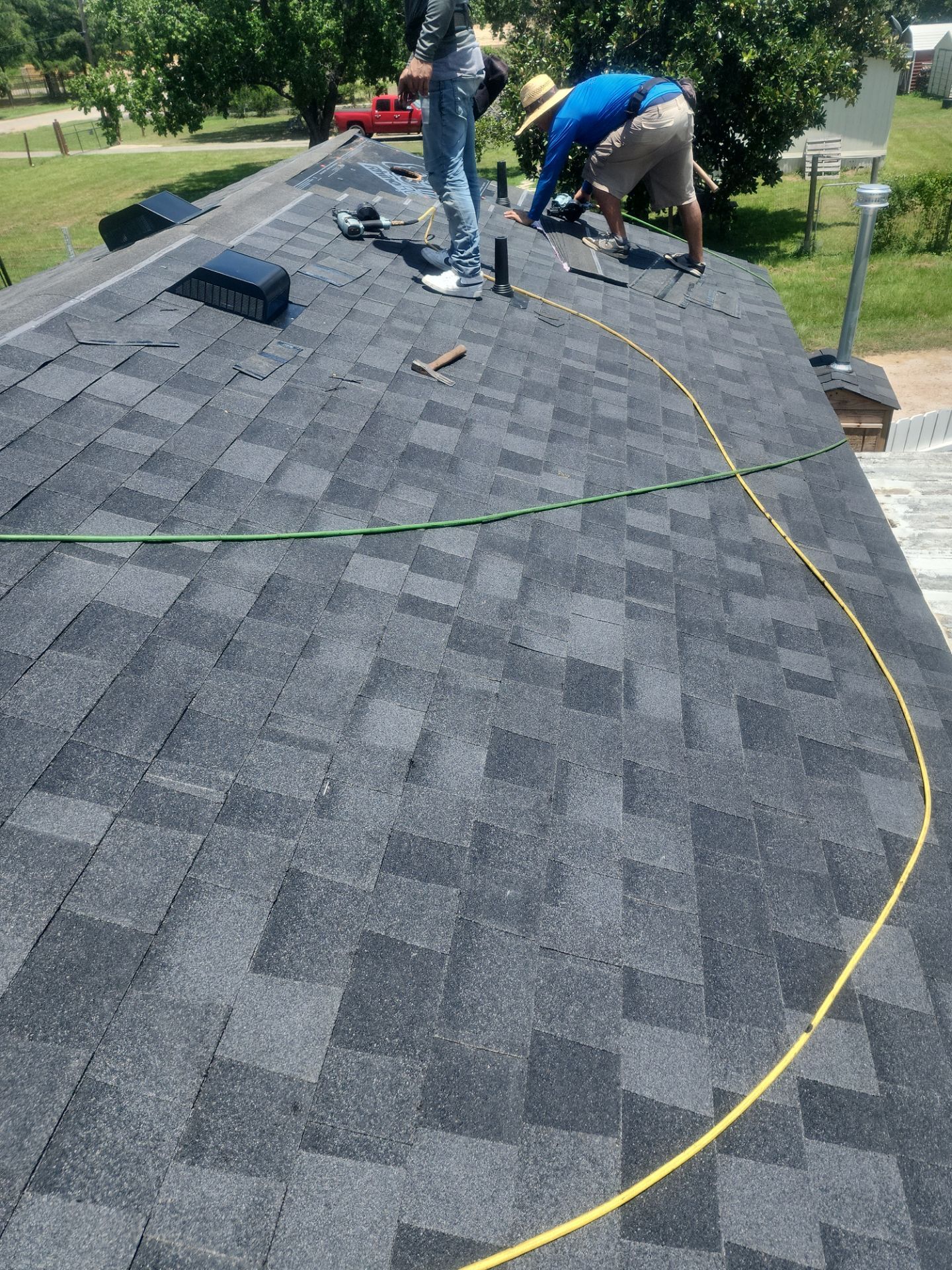 Residential Roofing Installation using Owen's Corning Duration (Lifetime) Shingles by Roof Repair Company