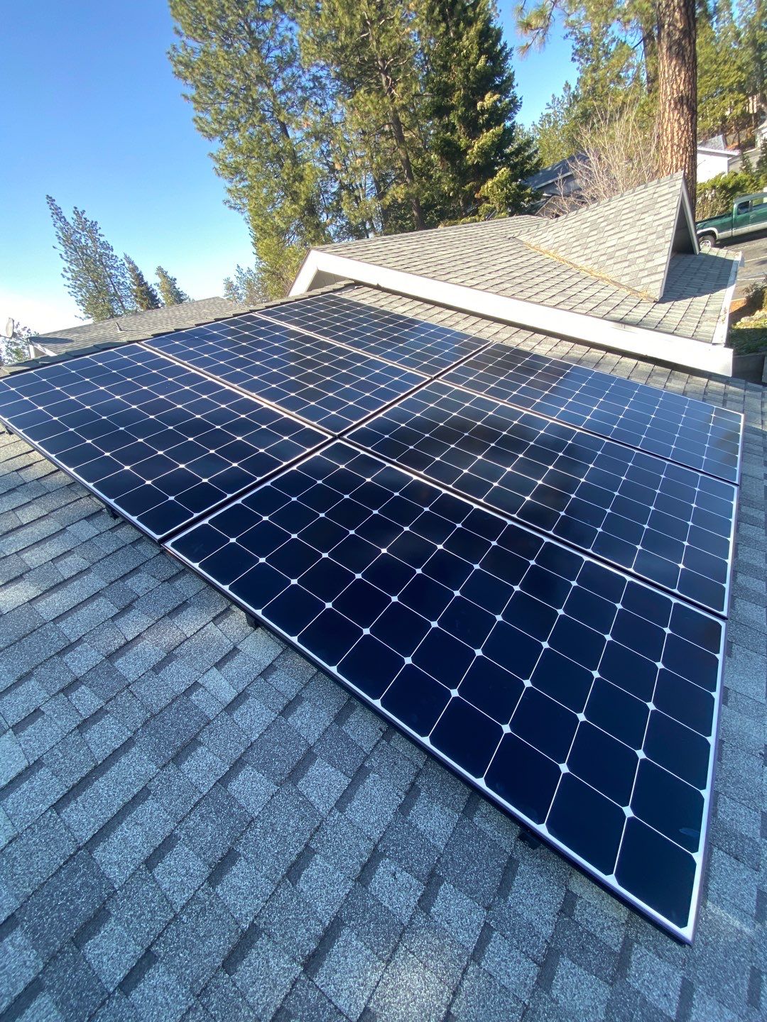 Attic Insulation, Roofing, and Solar for this in-town home by Byers Enterprises 