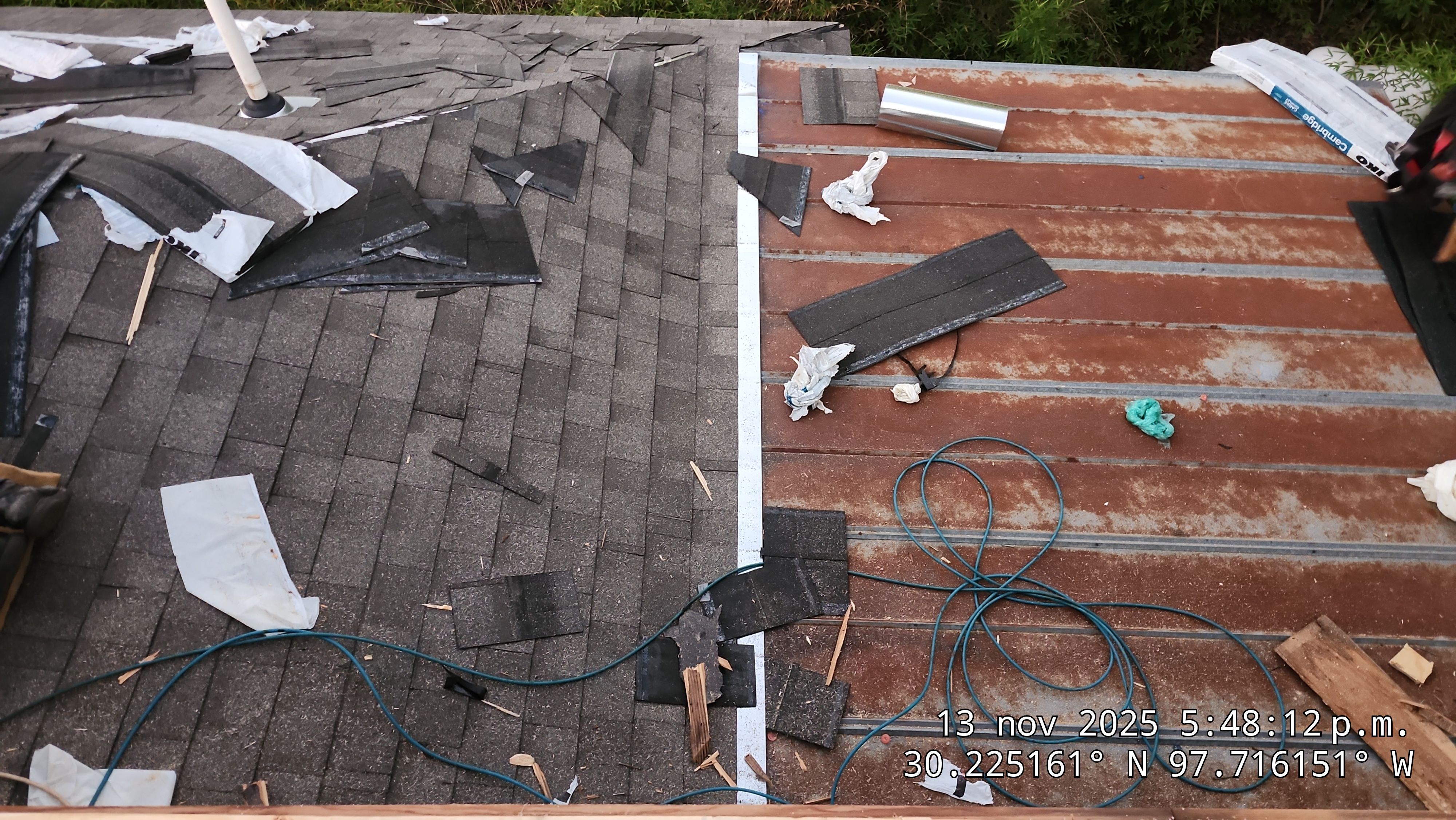 Asphalt Shingle Roof Repair and Decking Replacement in Austin by Caliber Restoration LLC