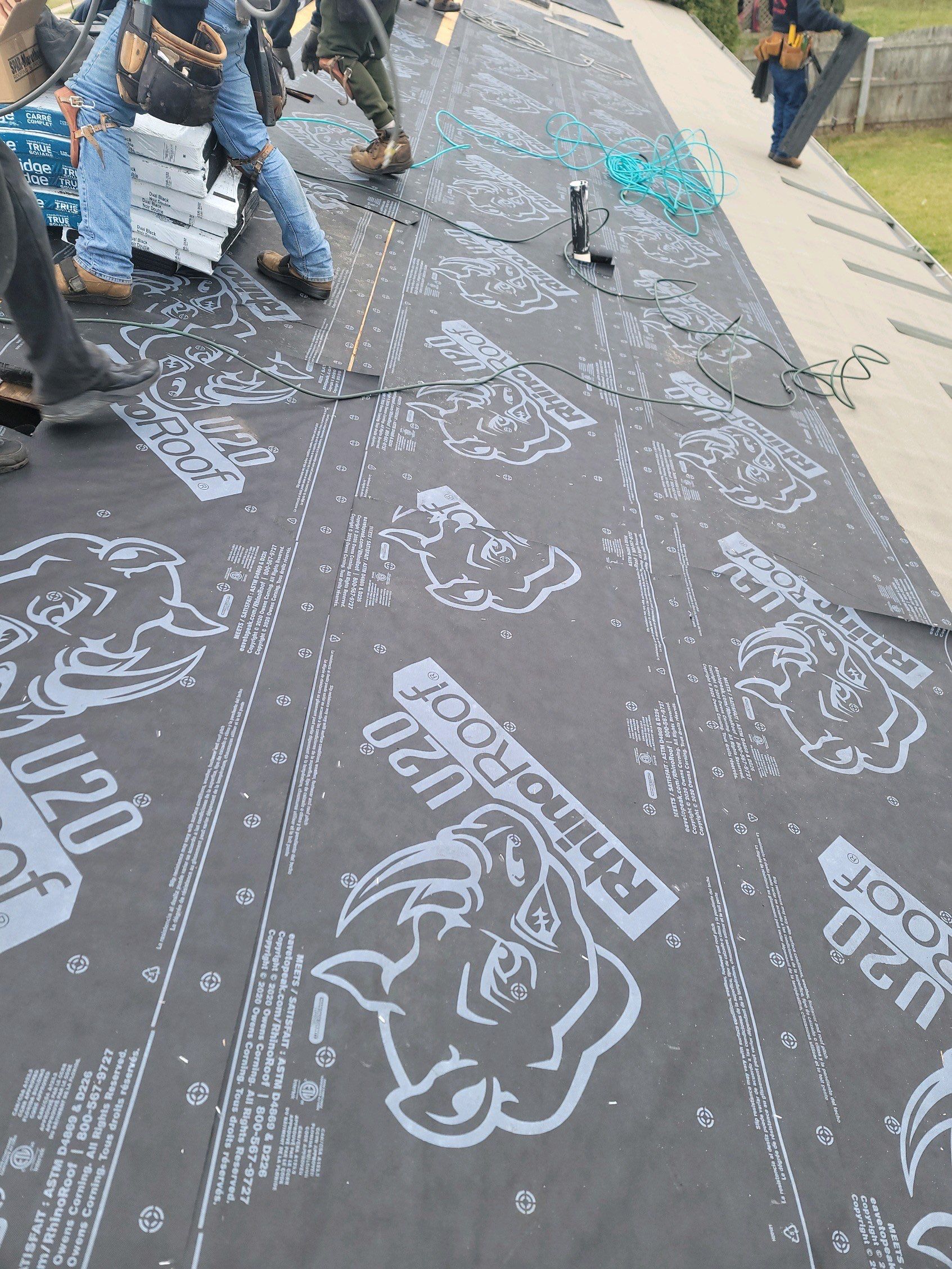 Residential Roofing Installation using IKO Dual Black by JNR Roofing LLC