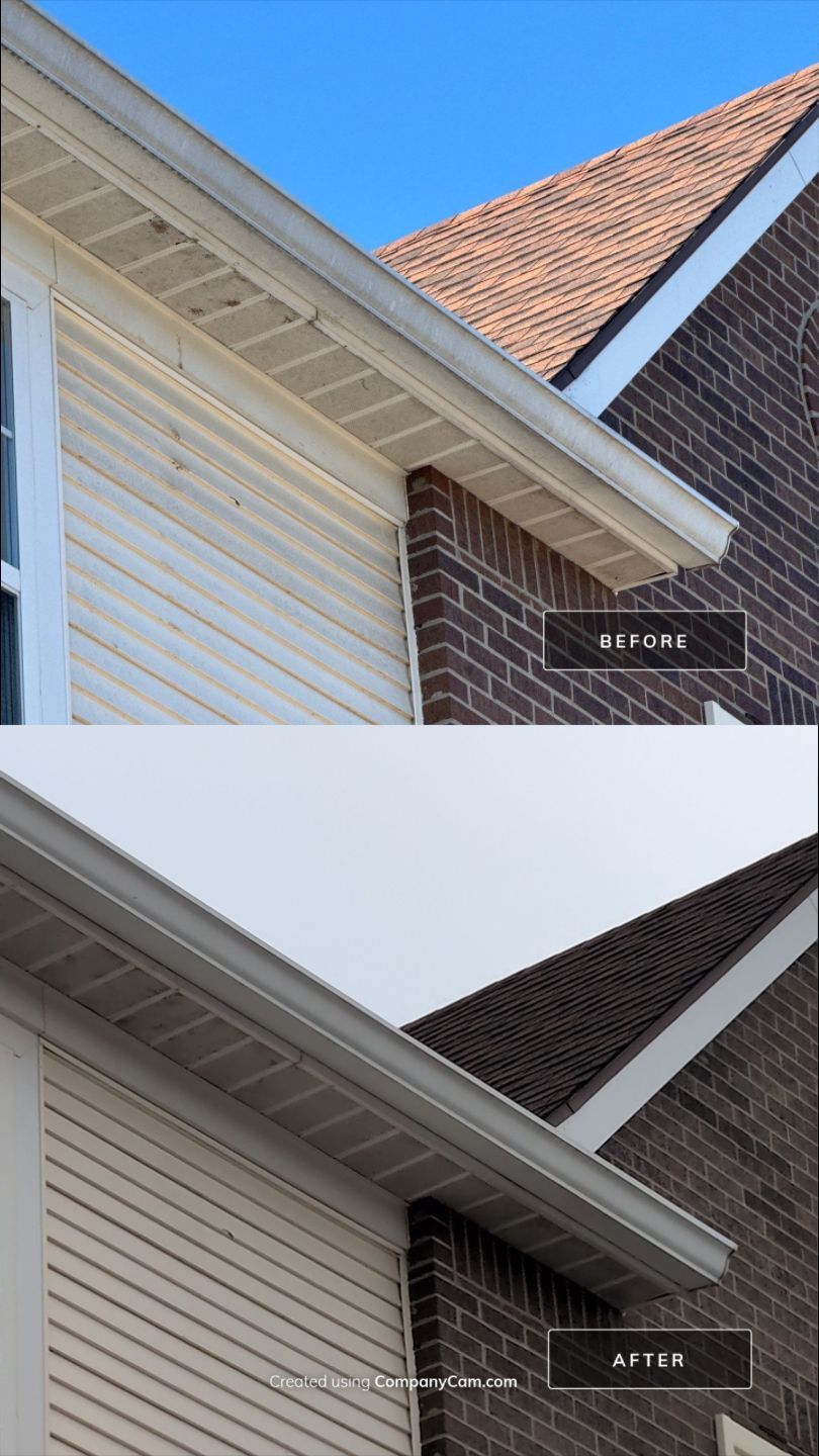 Extended Stay America West Dundee Building Wash by Simmons Power & Soft Washing