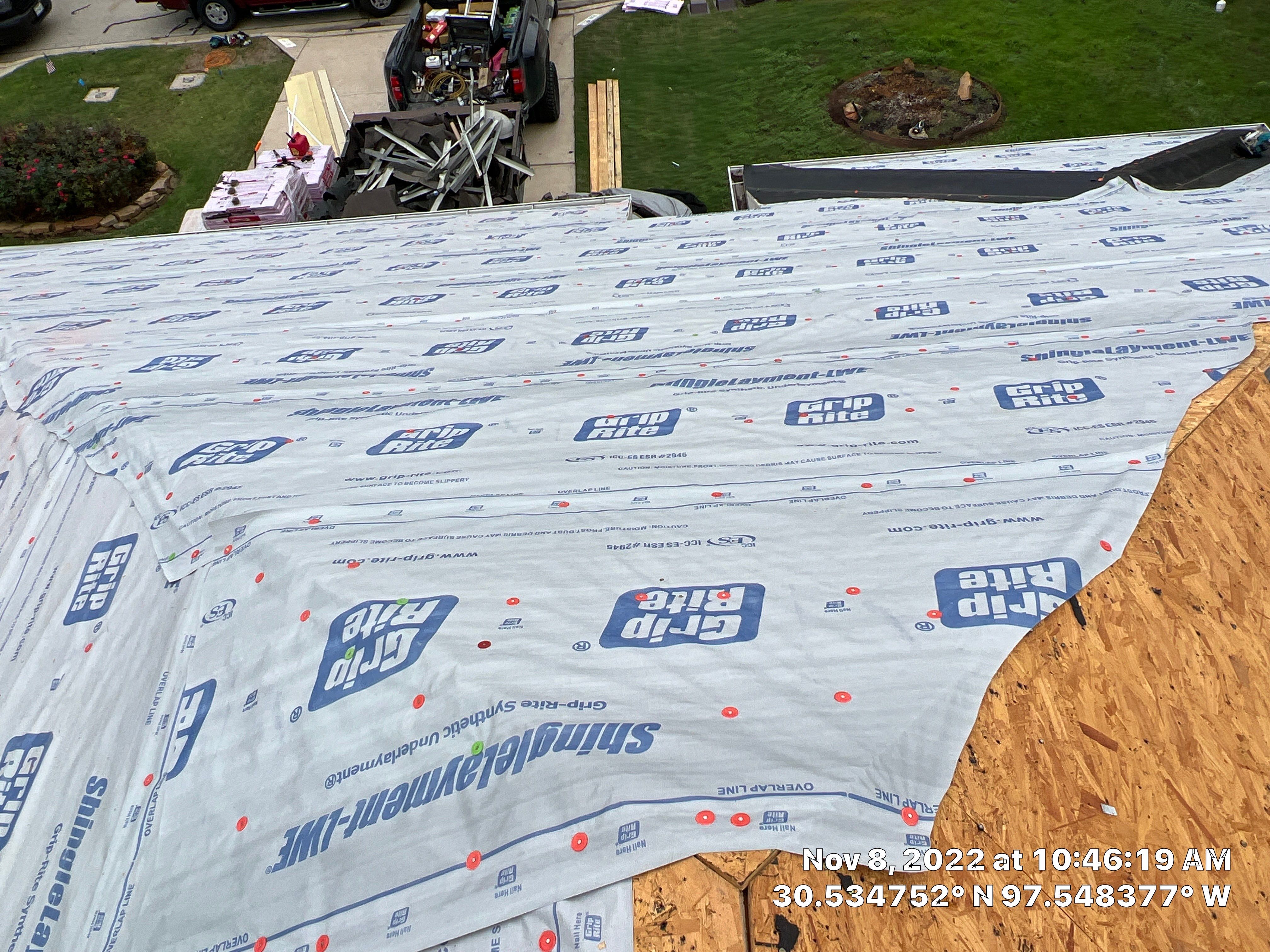 Residential Roof Replacement and Decking Installation in Hutto by Caliber Restoration LLC