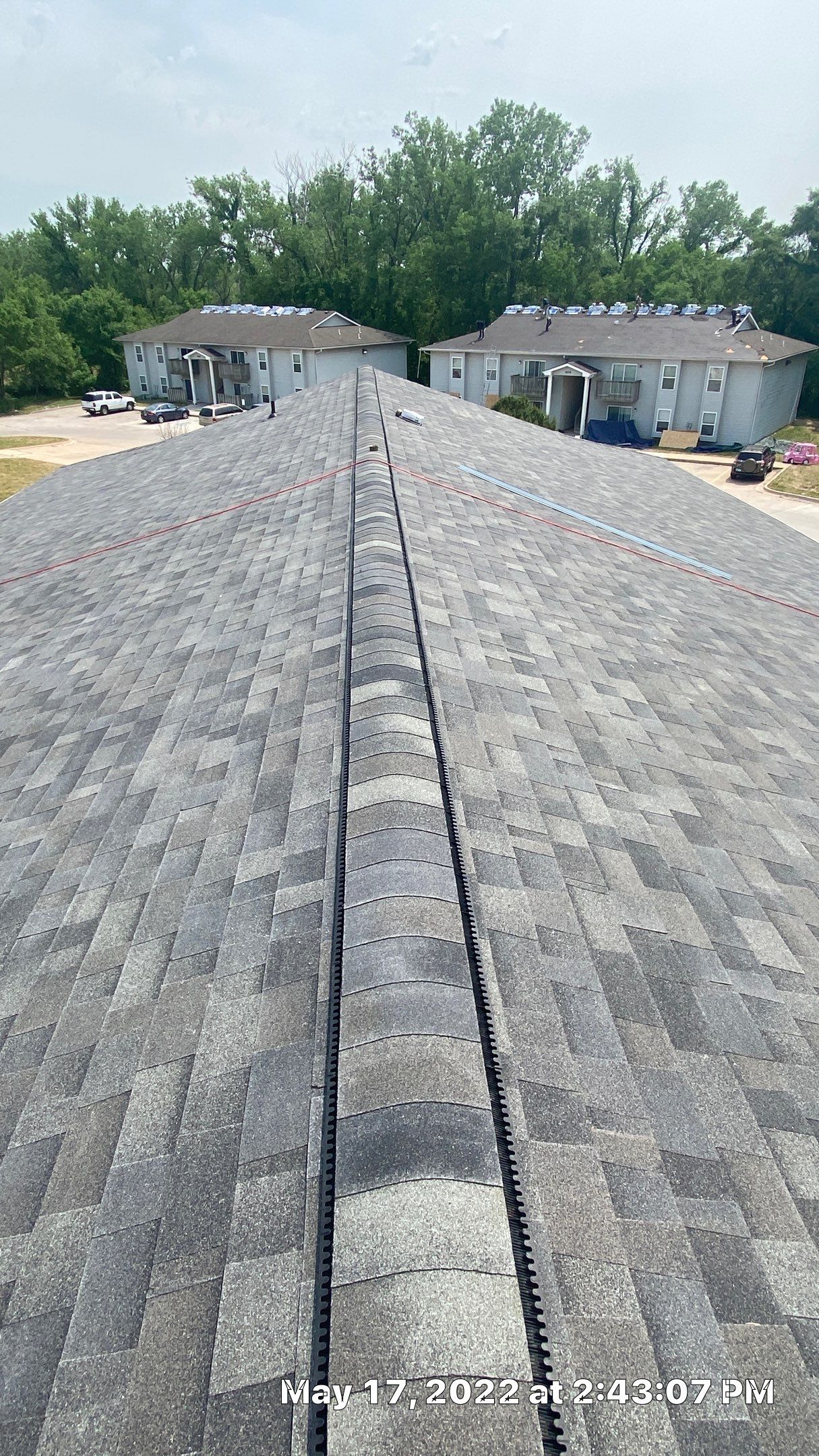 Multifamliy Complex ROOF REPLACEMNT with Ventilation Upgrades using Malarkey Vista Class III IR Shingles by Gorilla Exteriors Contracting, LLC