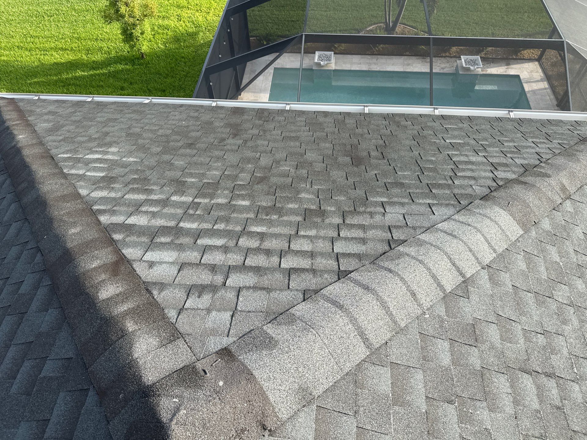 2-Story Asphalt Shingle Roof Cleaning & House Wash – Cypress Mill, Sun City Center, FL by Sunshine AquaWash
