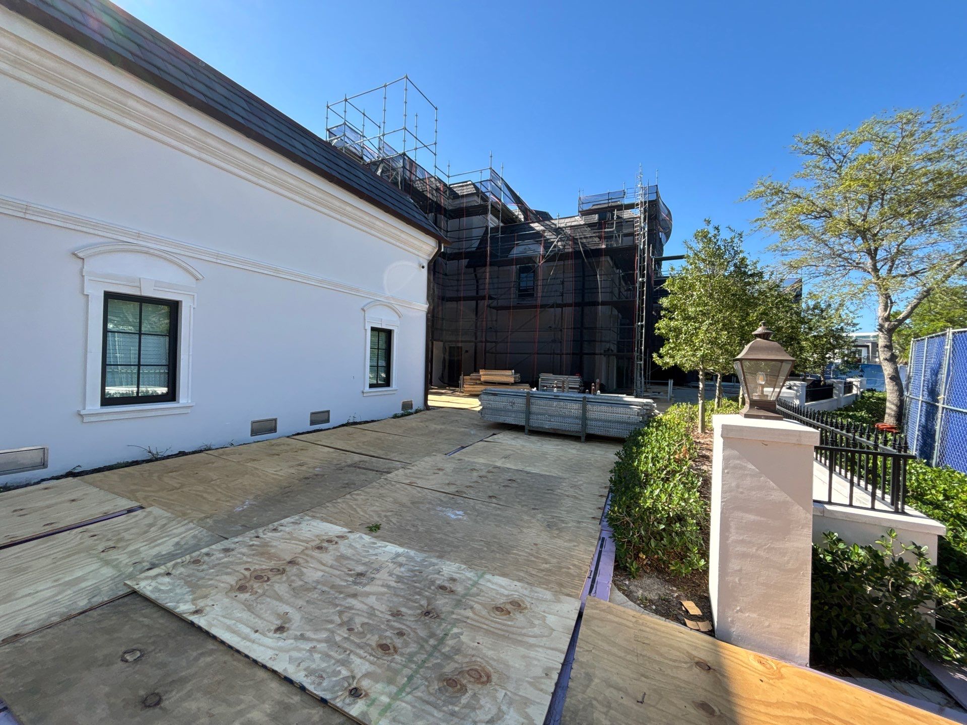 Gutter Installation using Half Round Seamless Gutters in Tampa FL by Gutter Professors