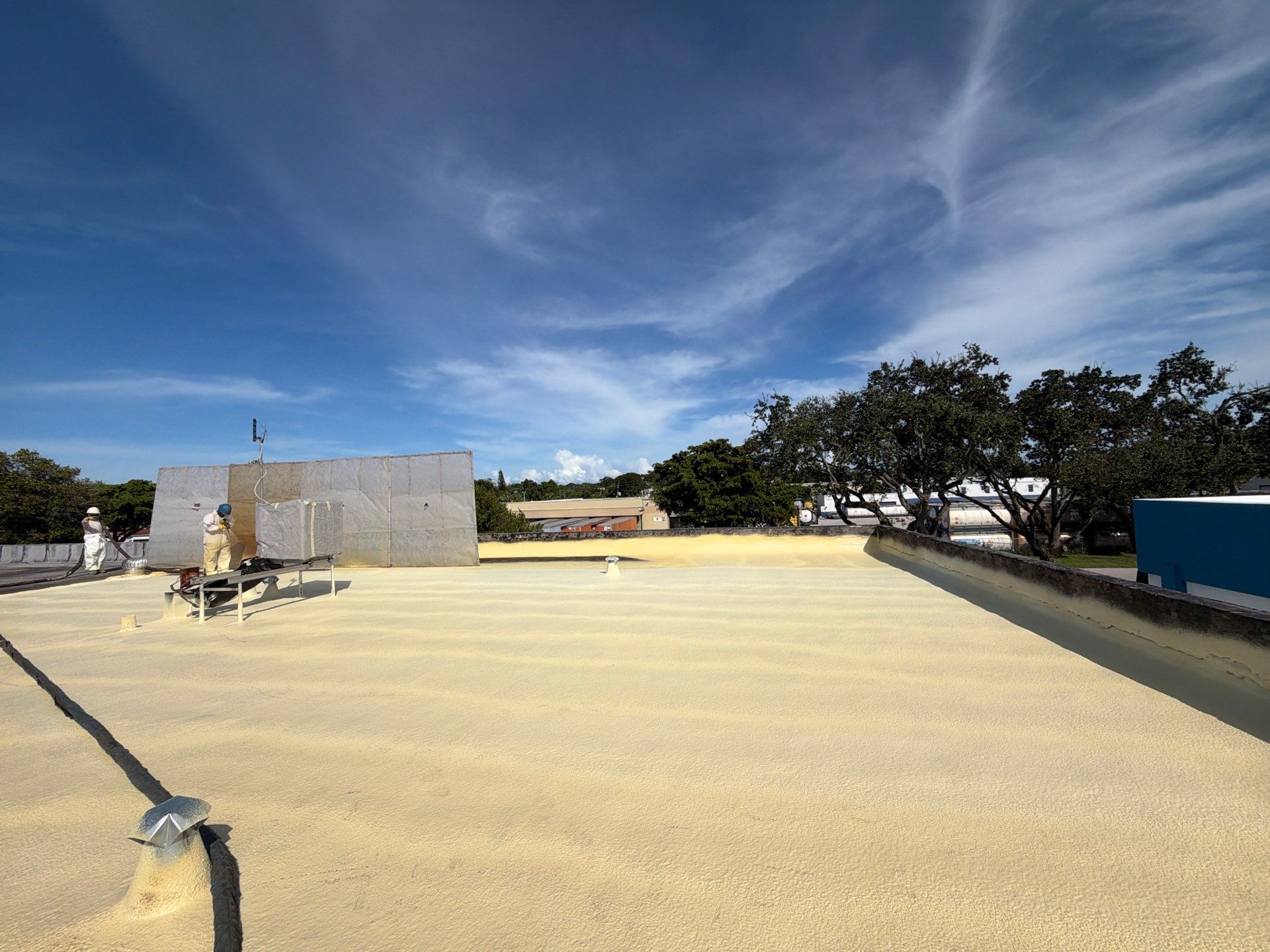 Commercial Roof Restoration and Spray Foam Insulation in Fort Lauderdale by Roof King LLC