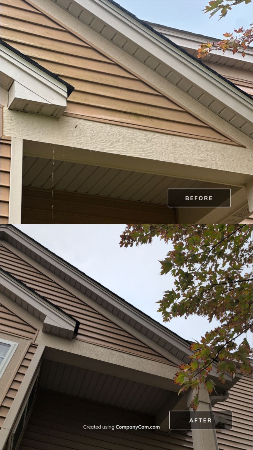 Project in Wonder Lake by Simmons Power & Soft Washing