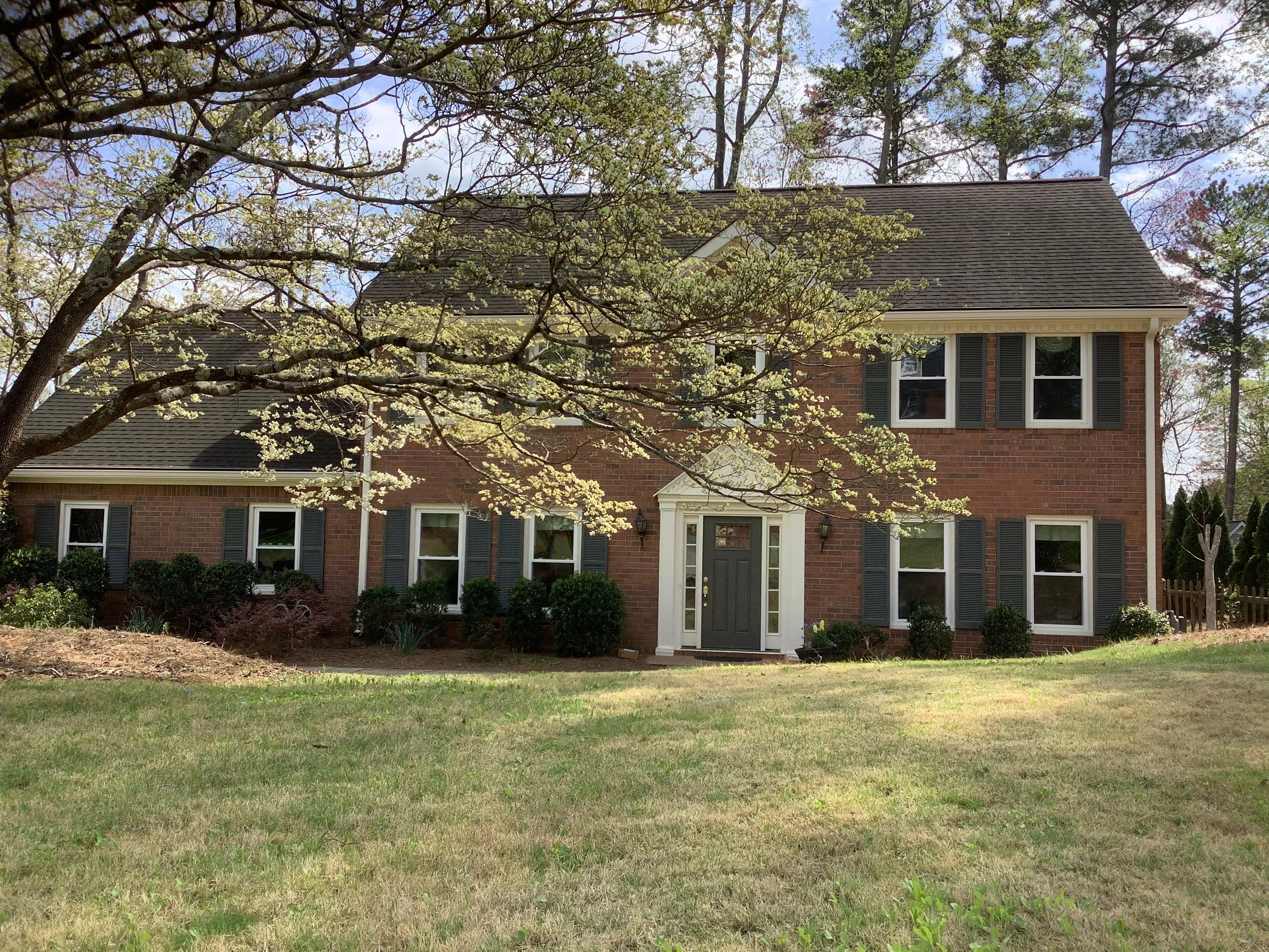 Colonial Home Exterior Painting and Trim Refresh in Marietta by Swift Home Renovations