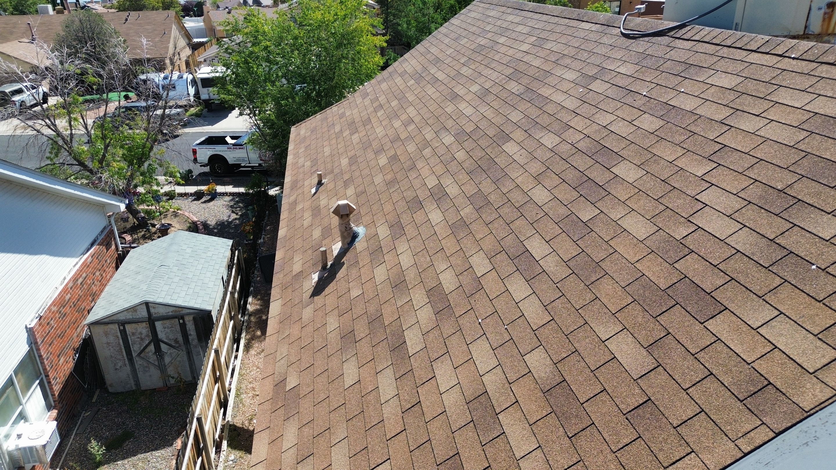 Northwest Albuquerque Residential Shingle Replacement and Gutter Repair by Doyle Roof Masters Inc