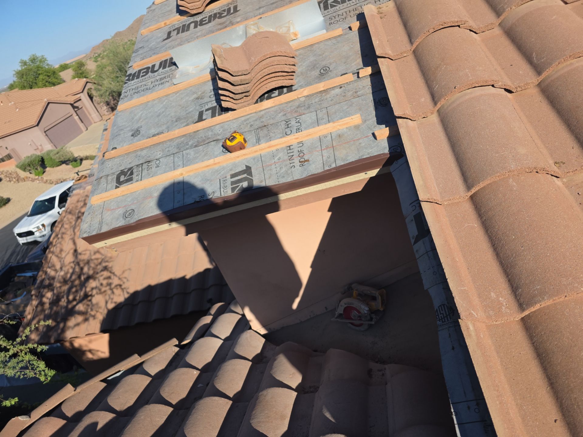 Tile Reset using Concrete Tiles in Gold Canyon by Weather-Tite Roofing