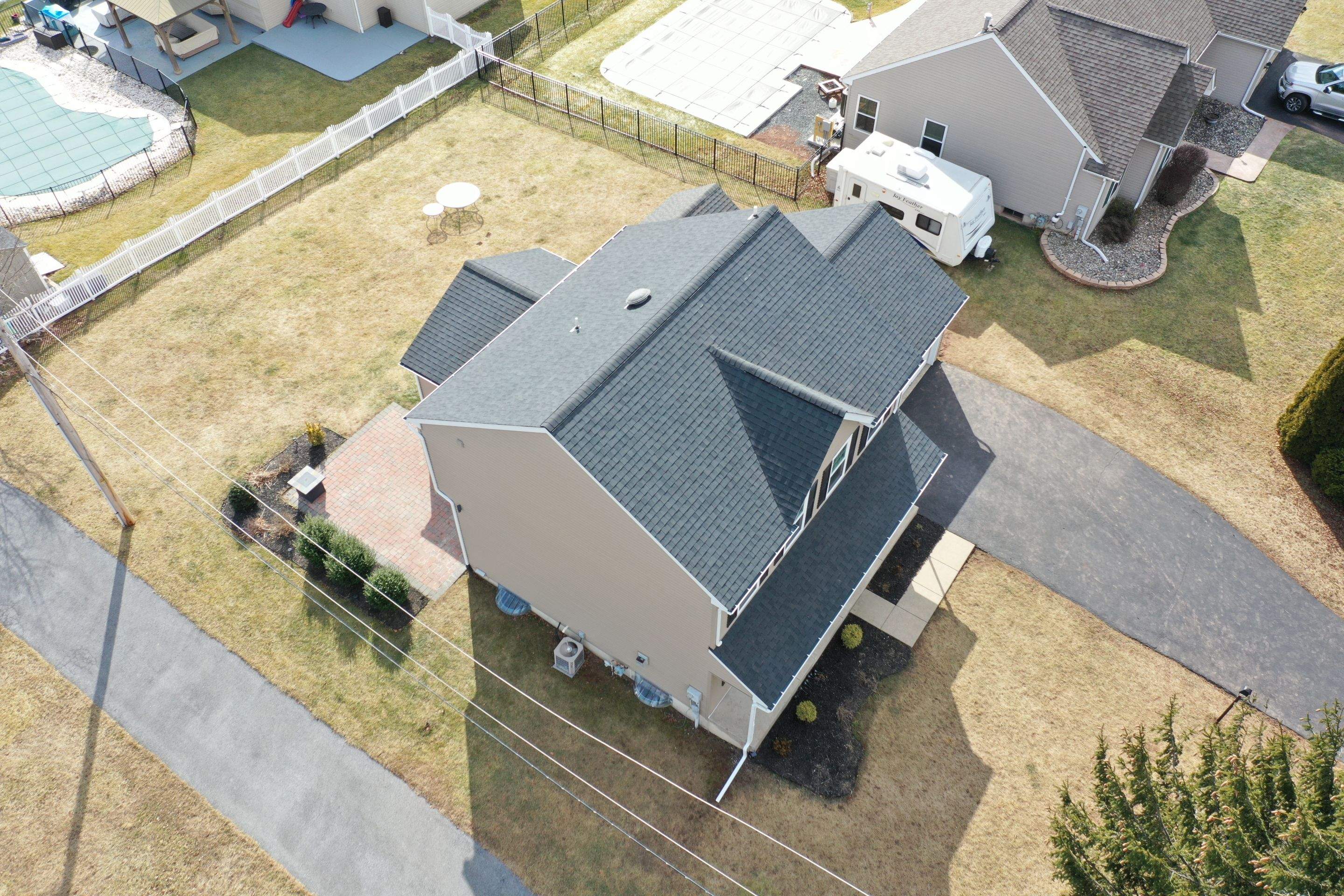 Roofing Installation using CertainTeed Landmark - Moire Black by Storm Guard of Ches-Mont PA