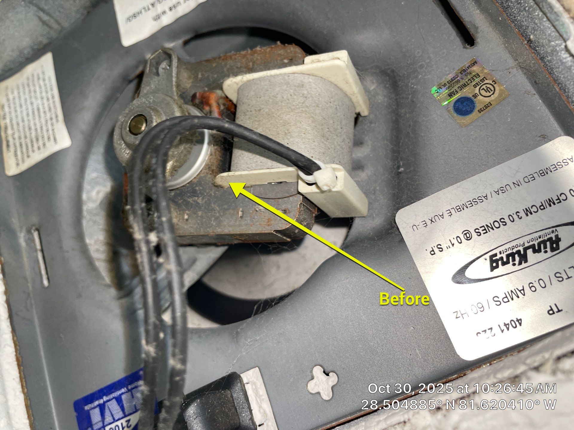 Dryer Vent and Bathroom Exhaust Fan Cleaning in Winter Garden by Hygienic Air, Inc