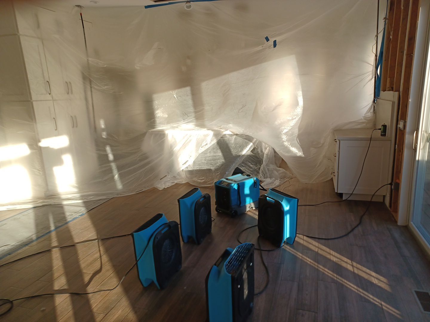 Project in West Bloomfield by EzDry Water Mitigation & Property Restoration