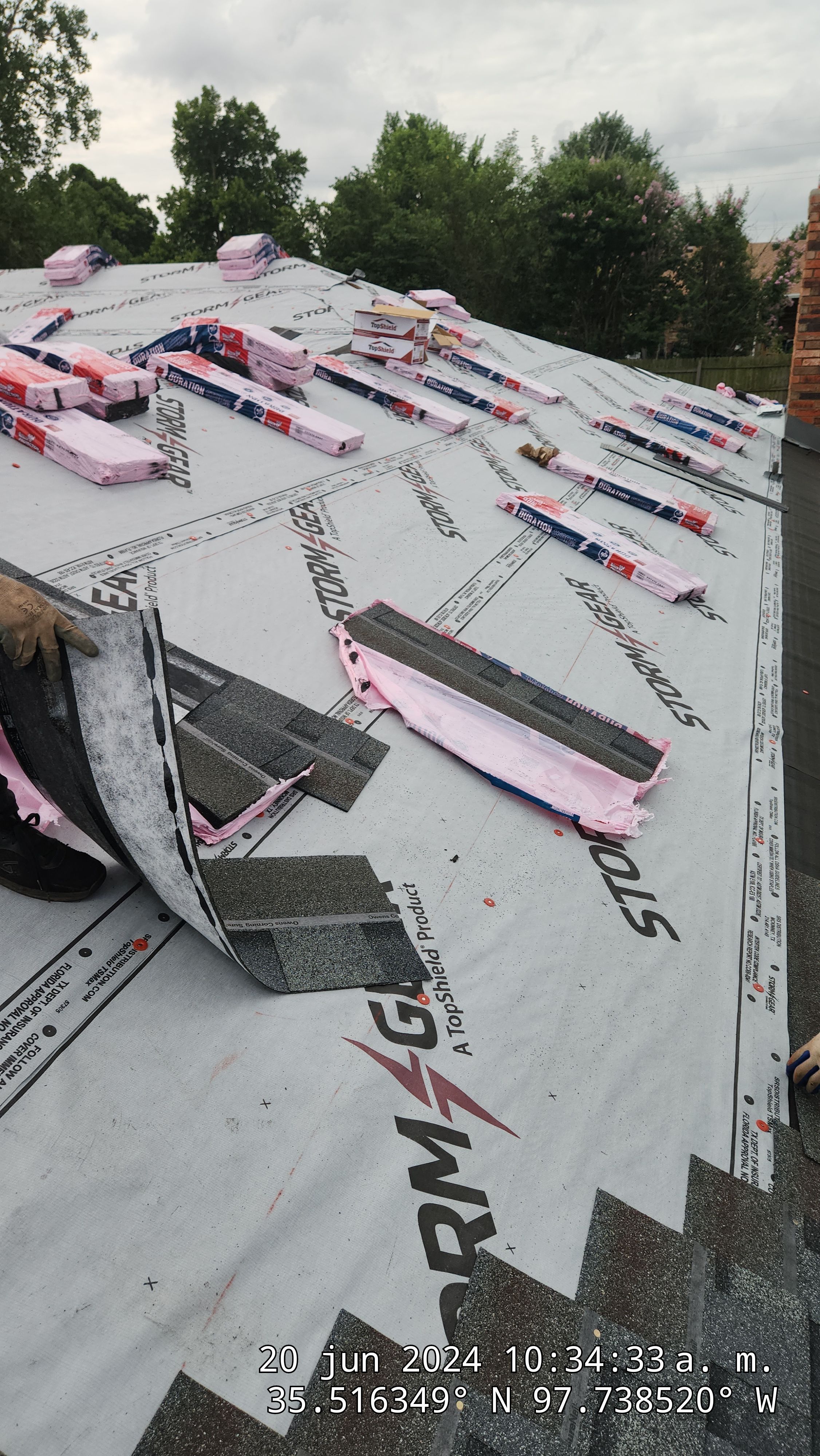 Residential Roofing Installation using Owens Corning by Castillo Roofing