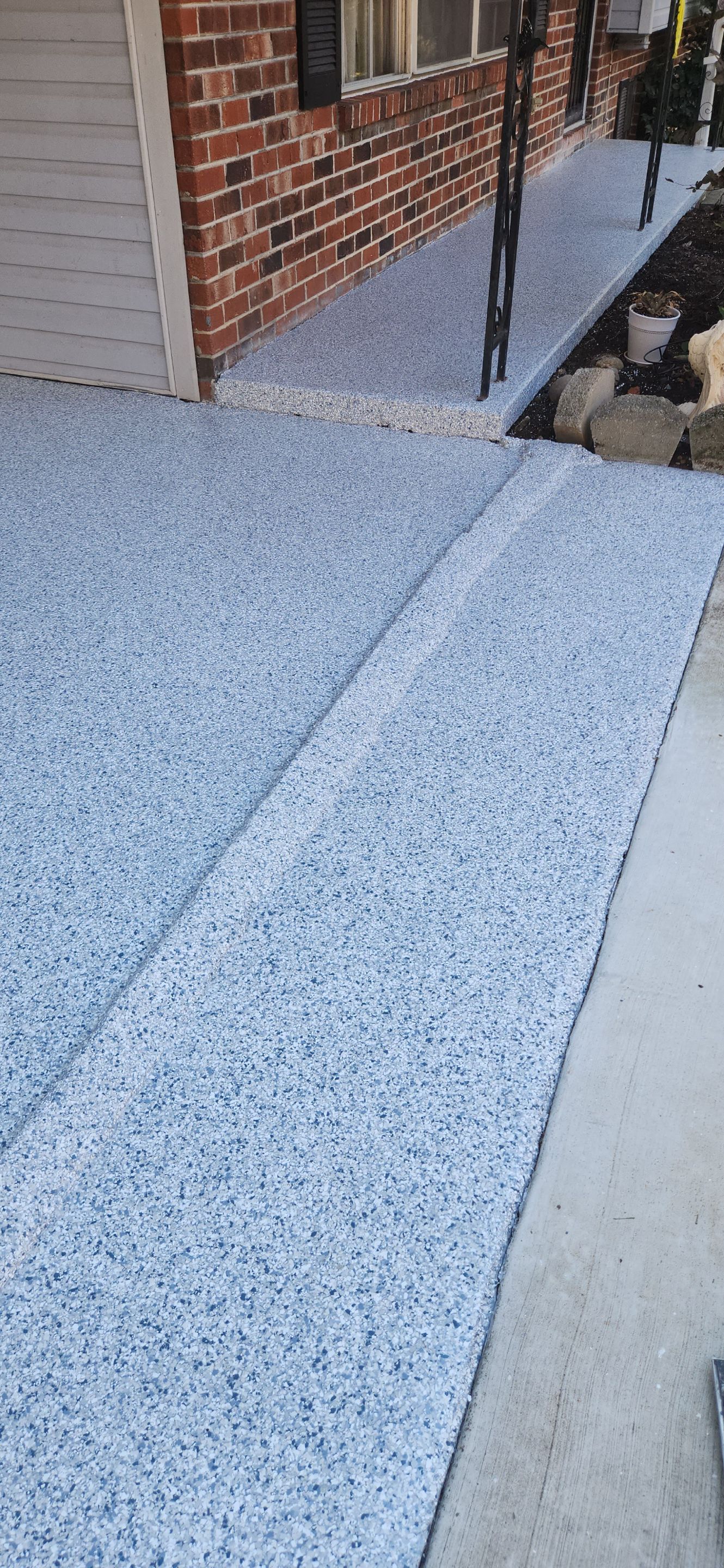 Carport & Porch Completed Using Tidal Wave by Elite Floor Solutions
