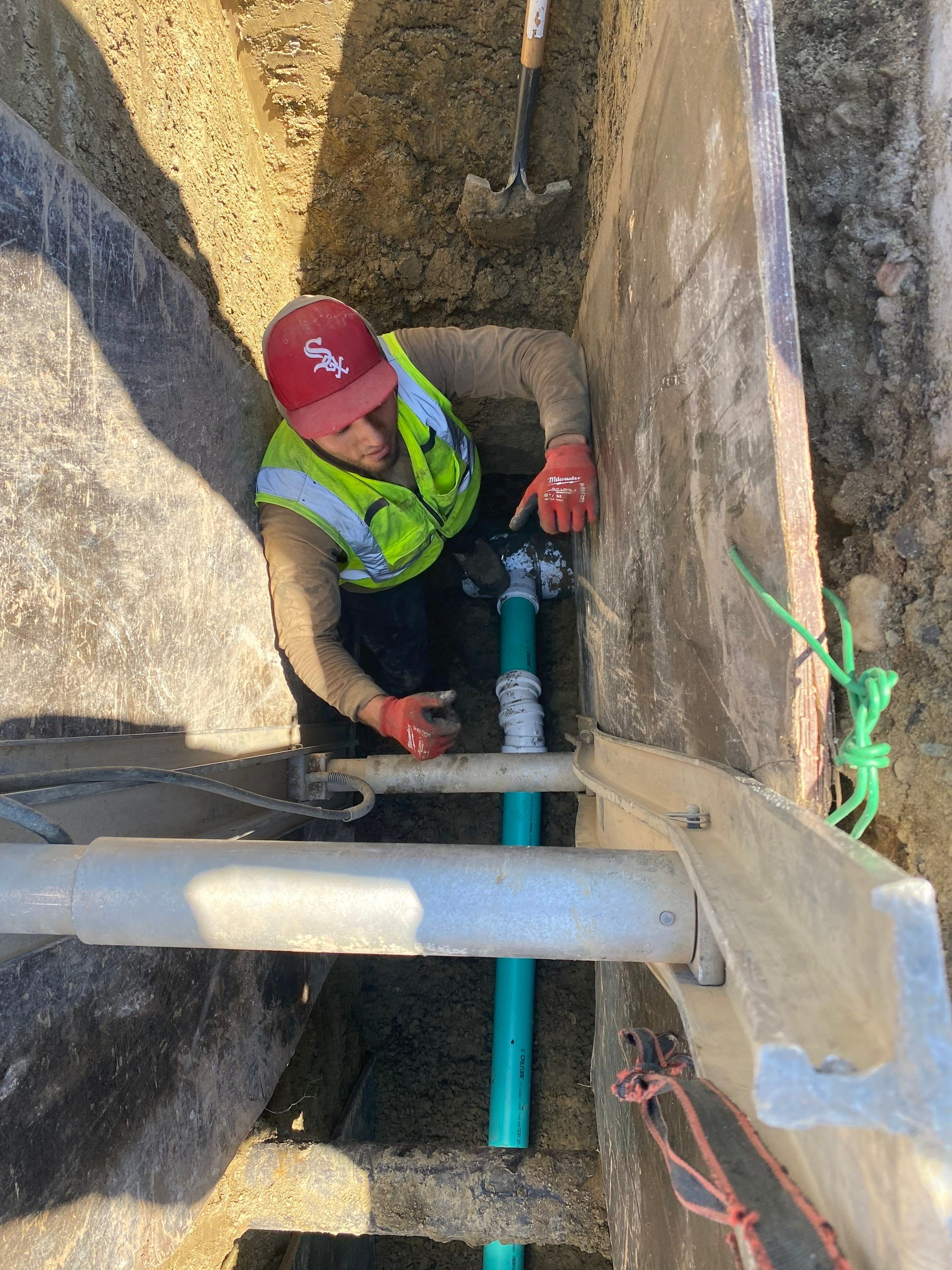 Tap in new city sewer line by Plumbing Connect Systems LLC