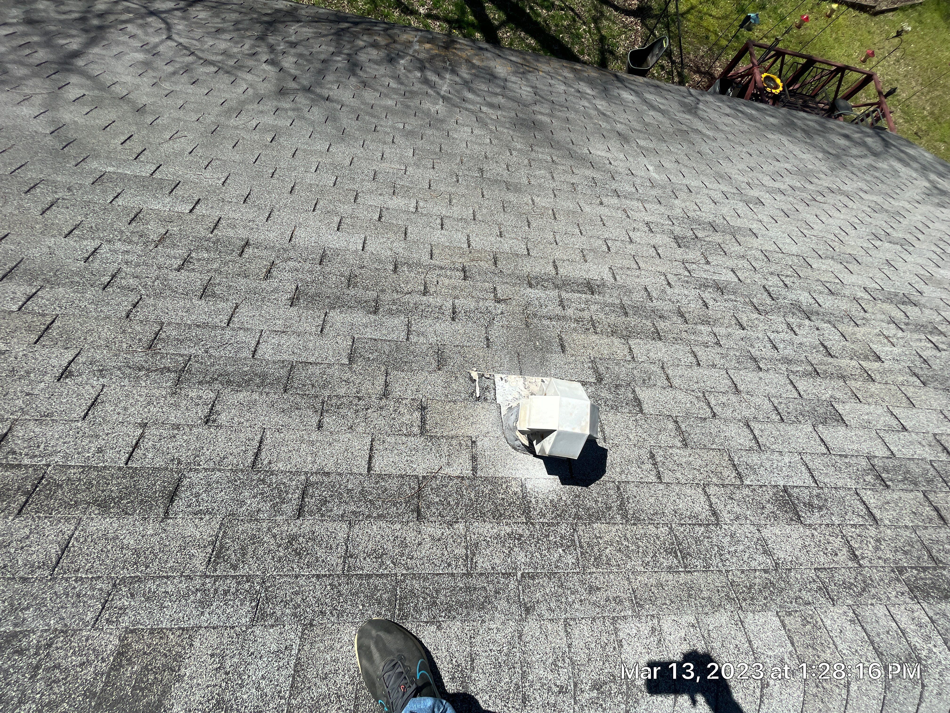 Residential Roofing Installation using 26 Gauge Colored Panels by Hostetler Roofing