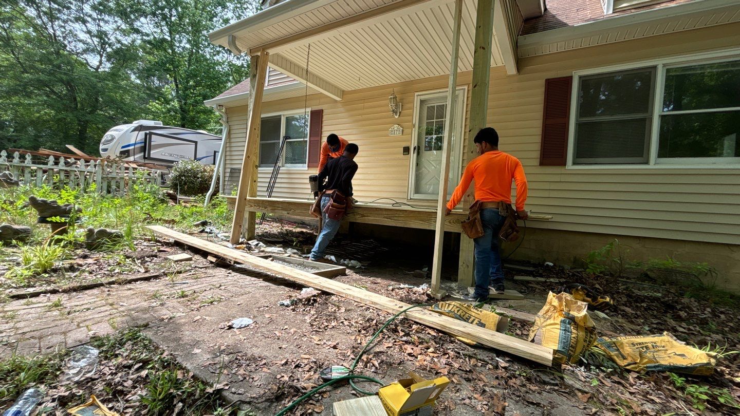 Roof Replacement and cover porch by Deerfield Roofing LLC