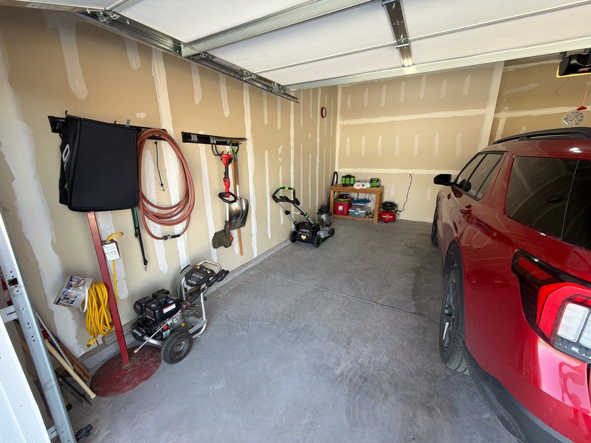 Sioux Falls Garage Floor with Domino Flake by Select Painting, Coatings & Garage Cabinets