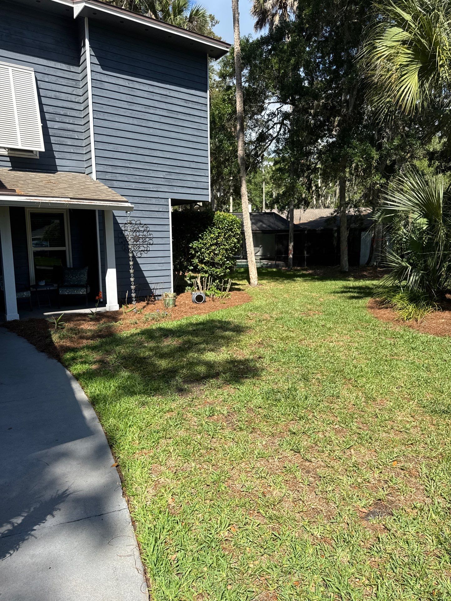 Residential | Pine Straw Install by ProGreen Services