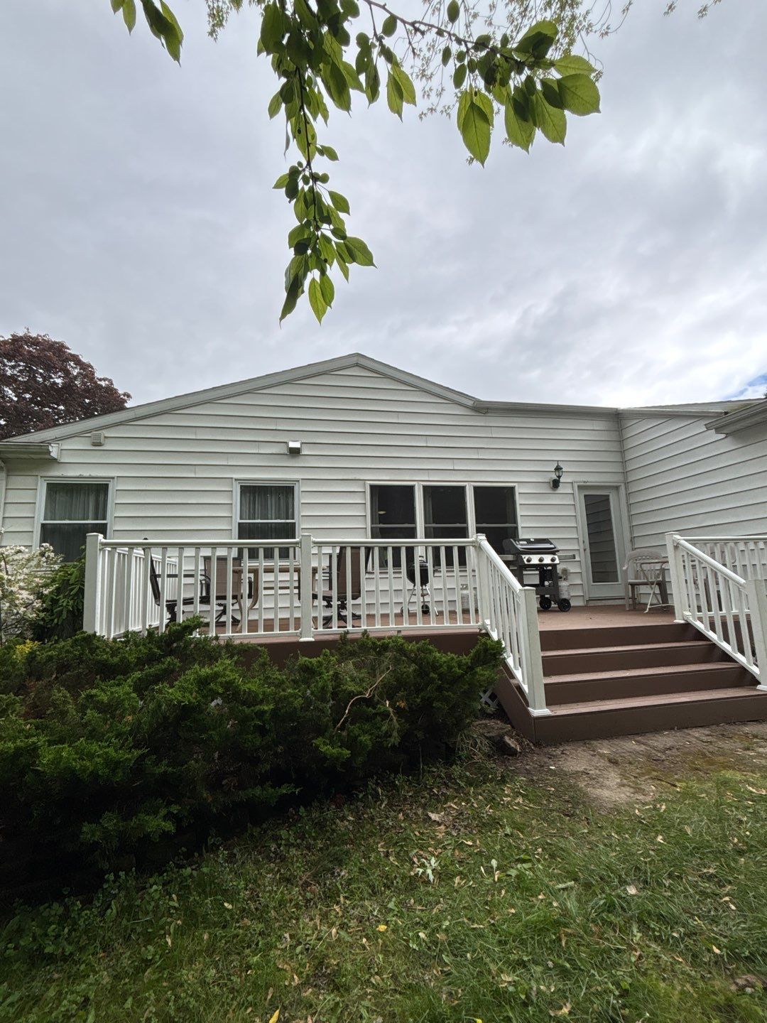 Composite Deck Upgrade by 42 North Construction, LLC.