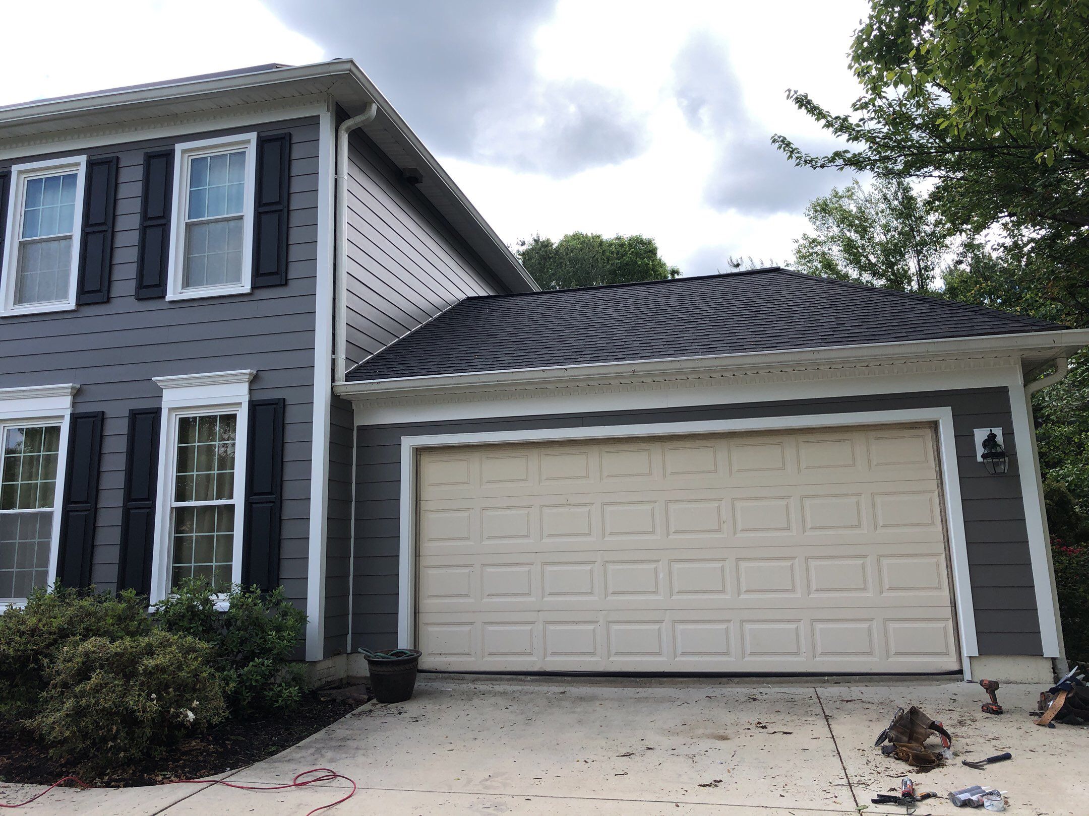 Siding Replacement using James Hardie siding by American Home Contractors