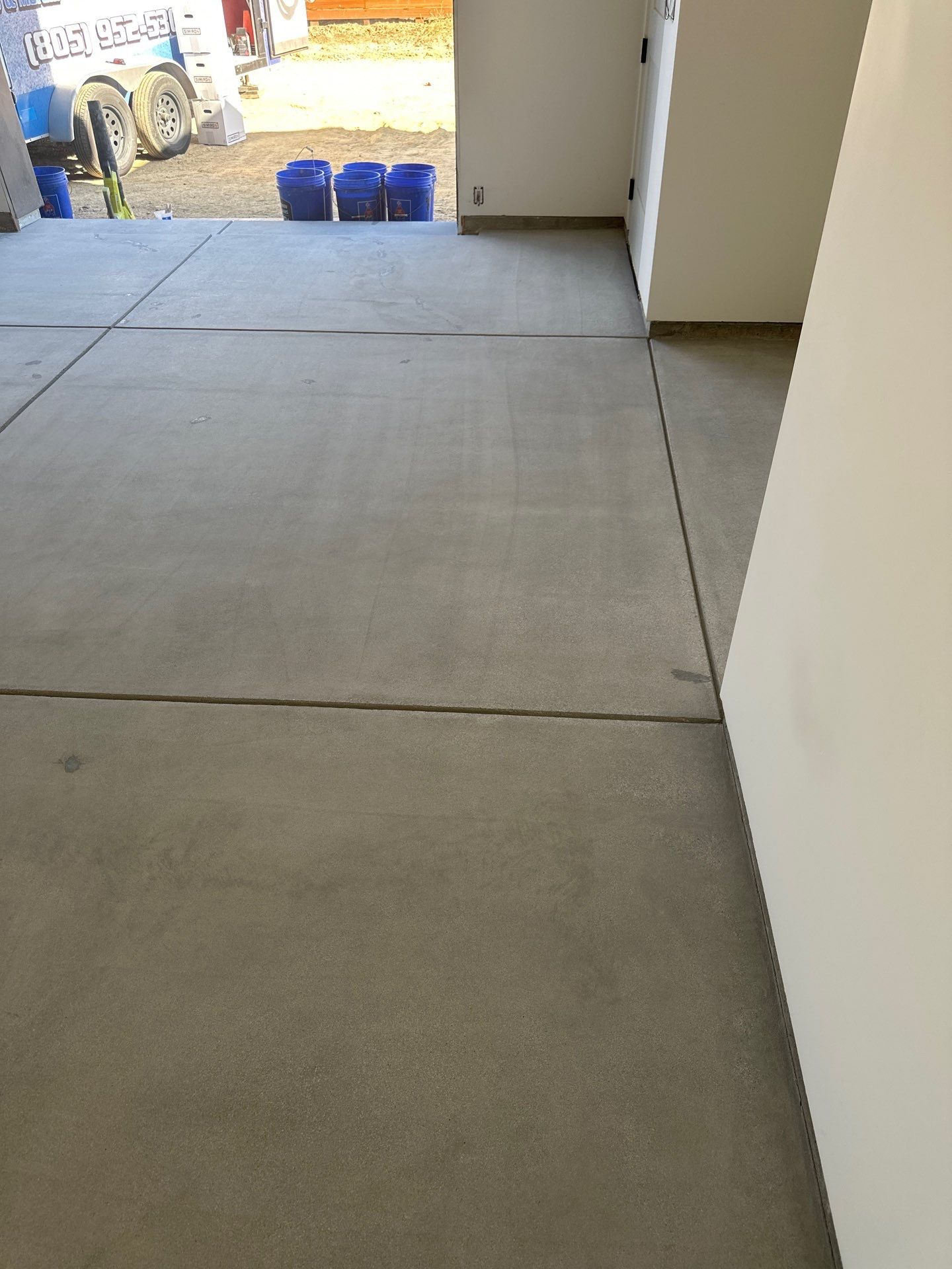 Multi-Bay Garage Polyurea Floor Coating in San Luis Obispo by MGP Coatings