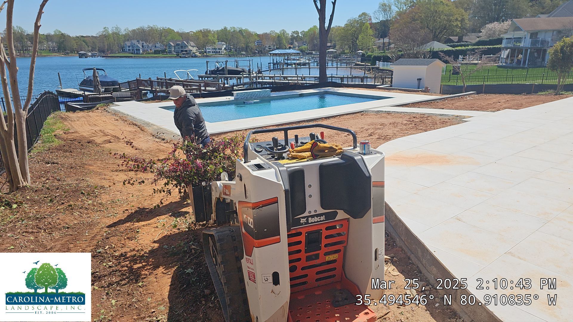 Hardscape Installation using Irrigation by Carolina-Metro Landscape, Inc