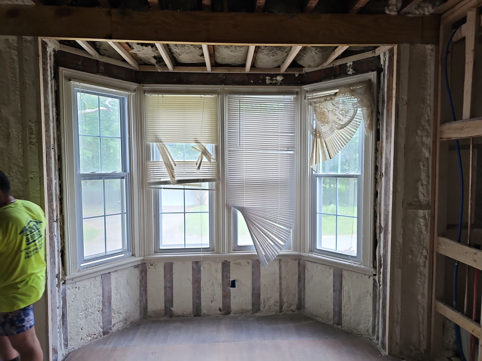 Home Remodel using Closed Cell Spray Foam by NYS Foam & Energy
