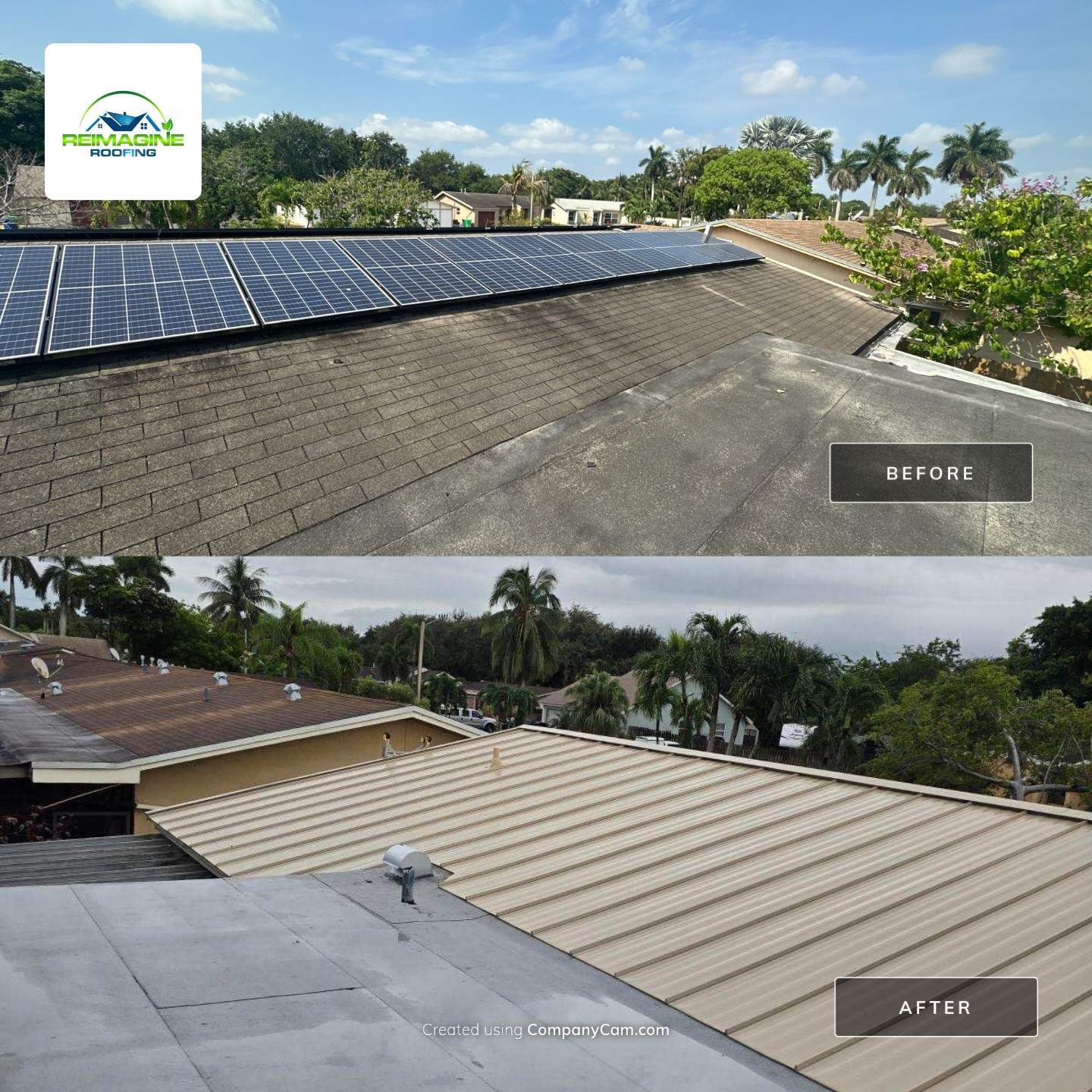 Sandstone Standing Seam by Reimagine Roofing