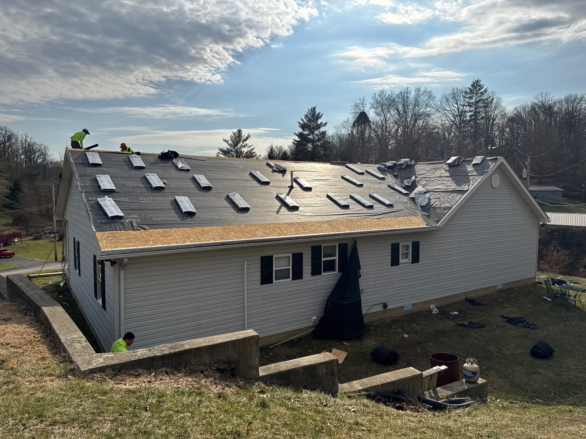 Residential Roofing Installation using Performance Shingles by Mr. Roofer