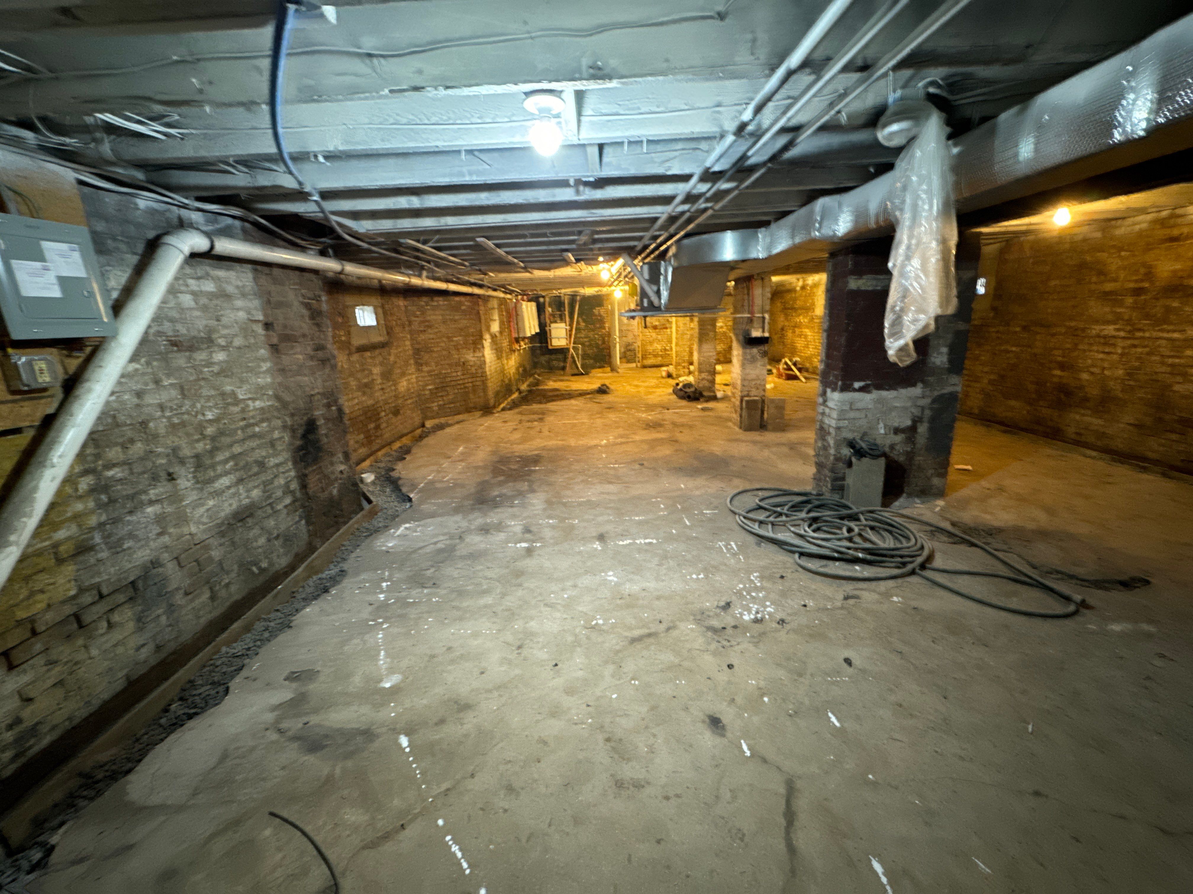 Interior French Drain & Wall Vapor Barrier in Newark, NJ  by Pure Service Pro, LLC 