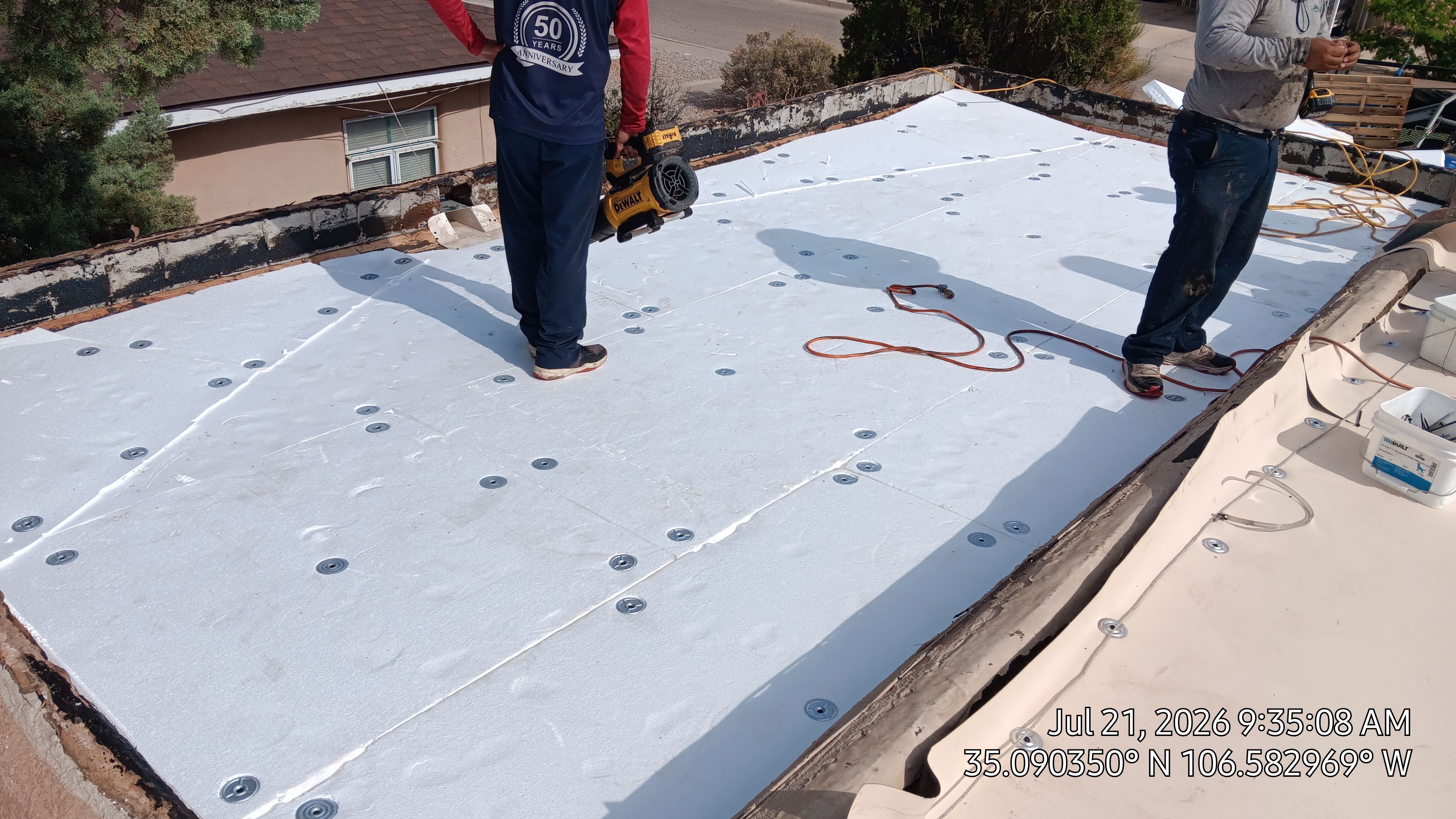 Albuquerque TPO Roof Replacement With EPS Taper slope by Doyle Roof Masters Inc