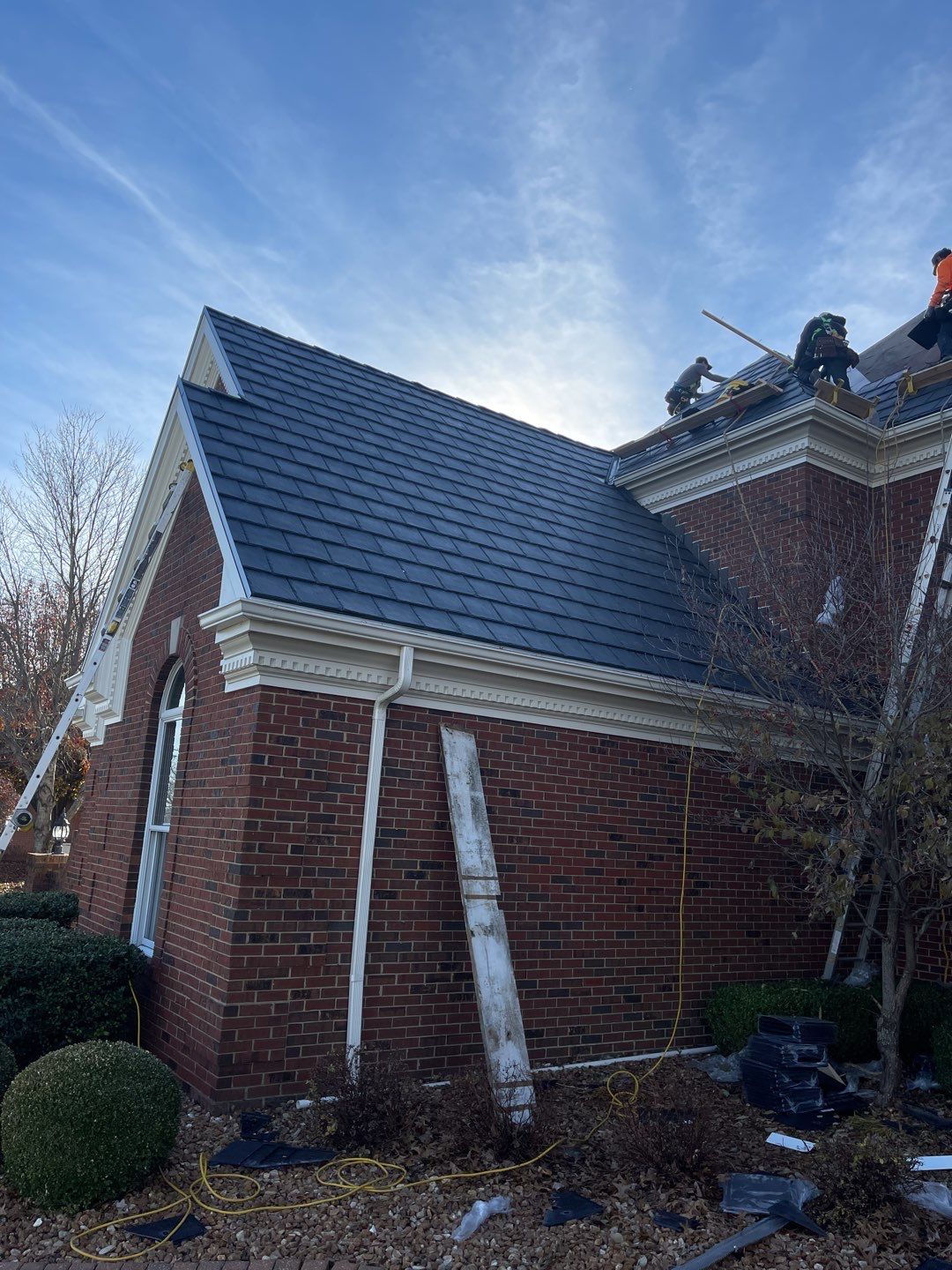 Residential Roofing Installation using DaVinci Slate by Legacy Roofing & Solar