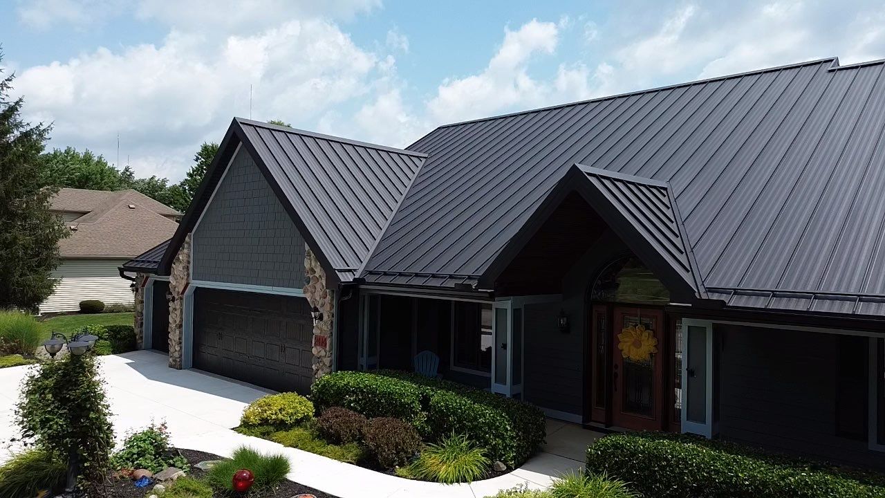 Standing Seam Project in Fort Wayne, IN by 4Ever Metal Roofing