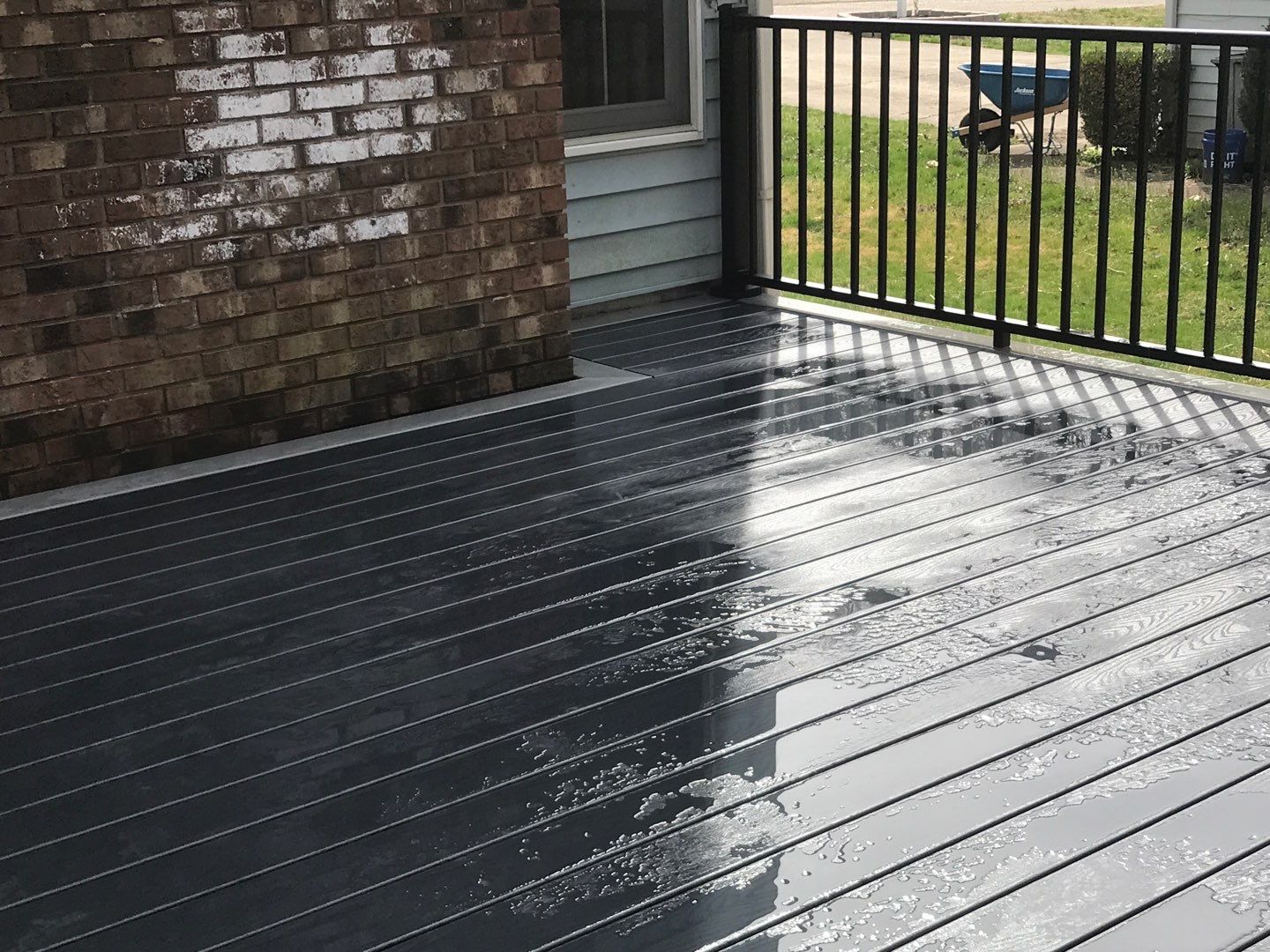 Deck Installation using Trex Decking and Railing  by Secure Construction Company Inc