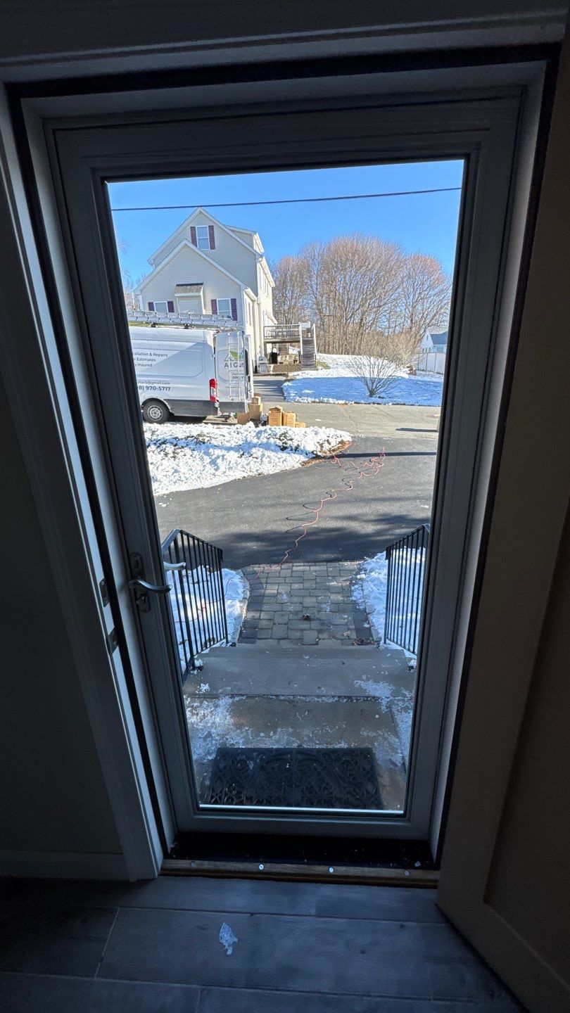 Complete Exterior Home Transformation with CertainTeed Dutch Lap Siding, Windows, Custom Door & Deck Repairs by Sensible Home Solutions