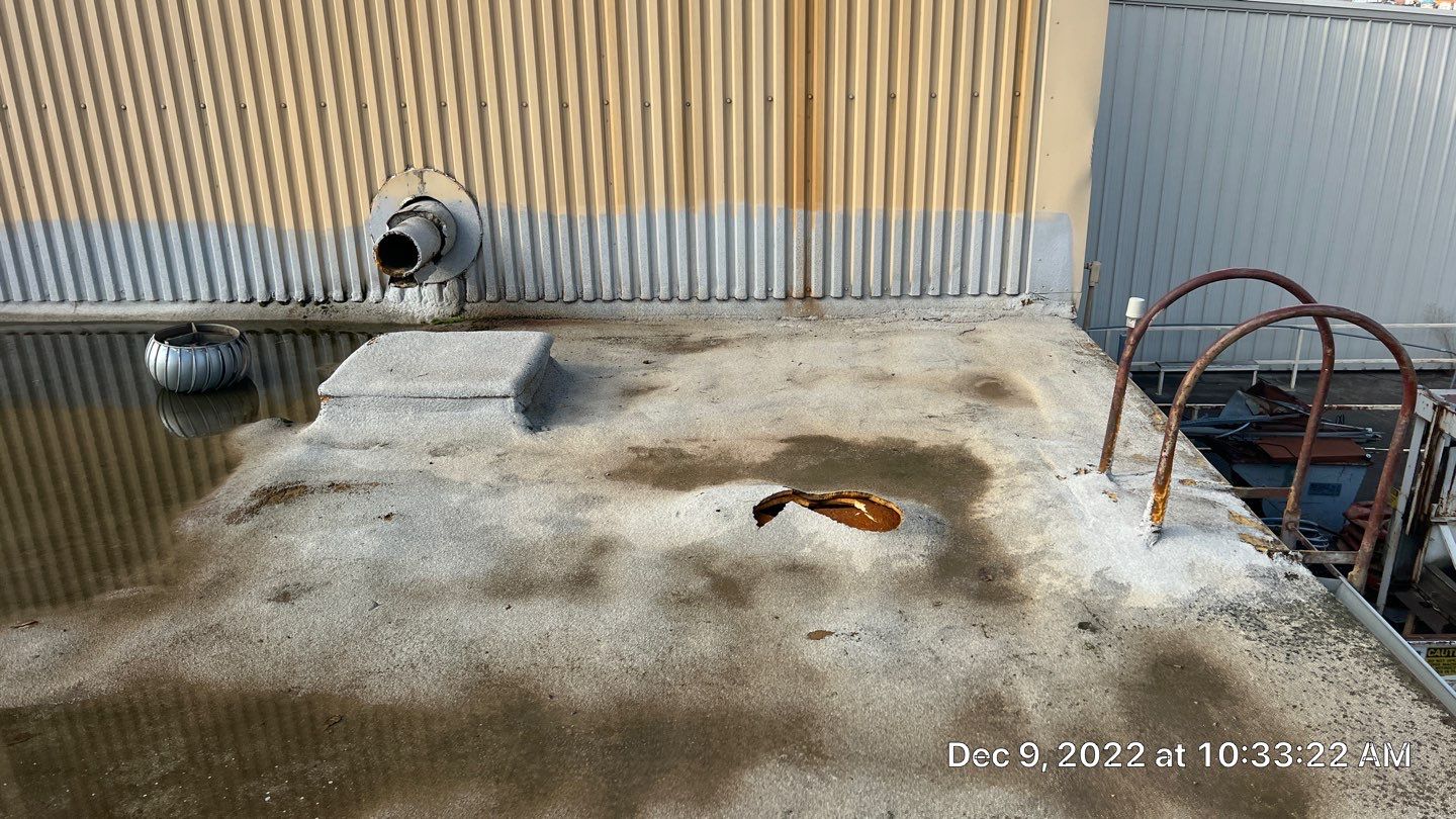 TPO single-ply roofing system using GAF by Straight Edge Roofing Inc