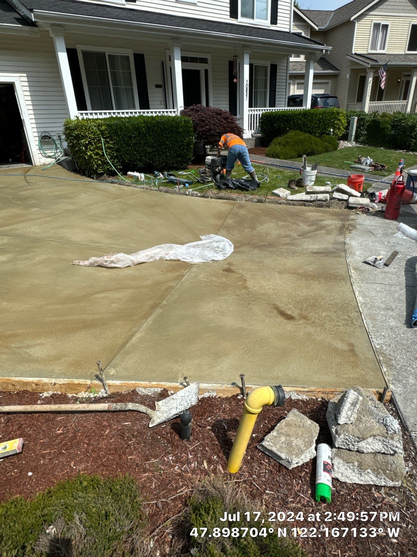 Luis | Concrete Driveway by Jireh Asphalt & Concrete Inc 