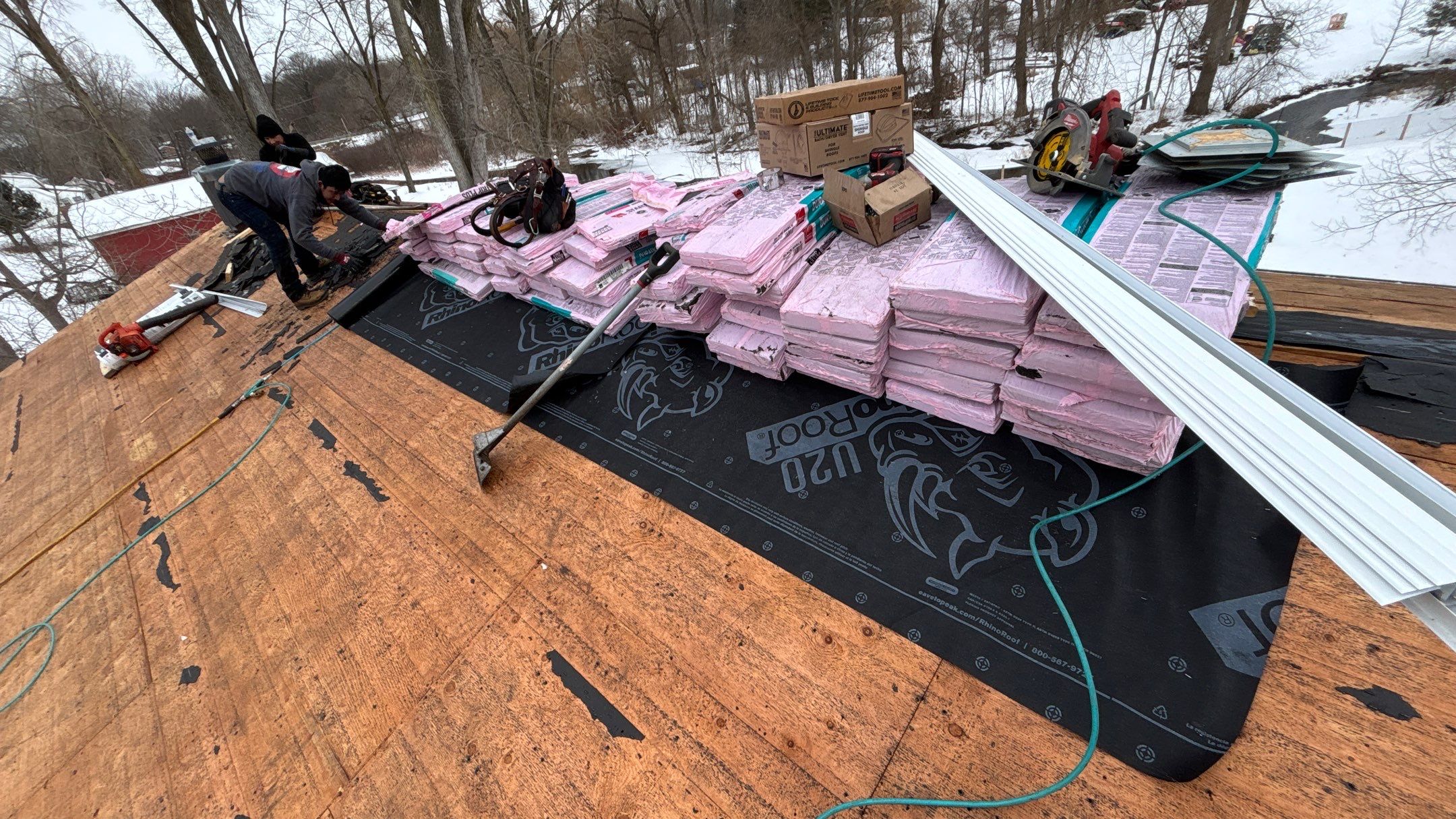 Roof Replacement using Owens Corning Duration Shingle by 180 Contractors