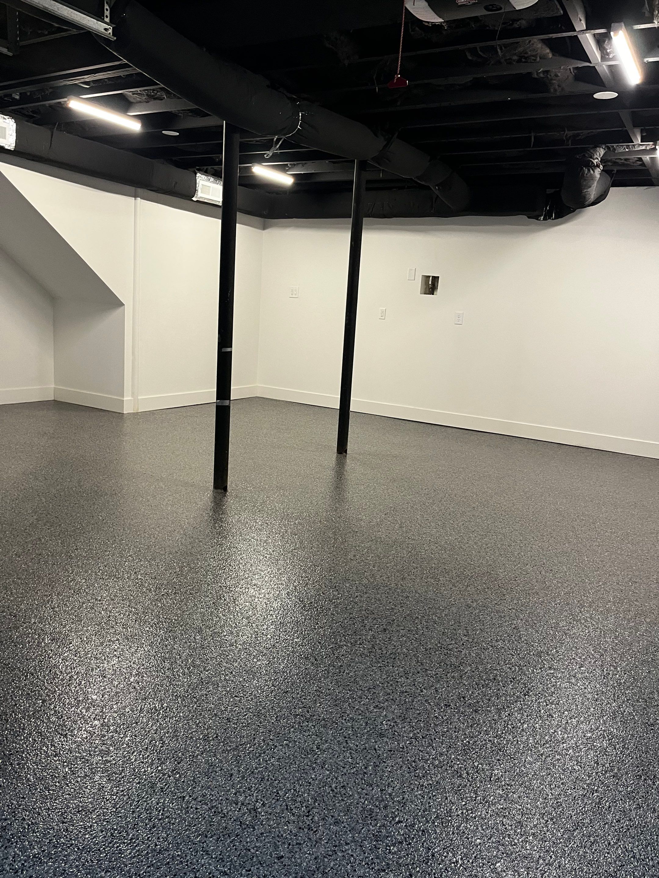 Garage Floor Coating using Nightfall by My Garage Floor Guys