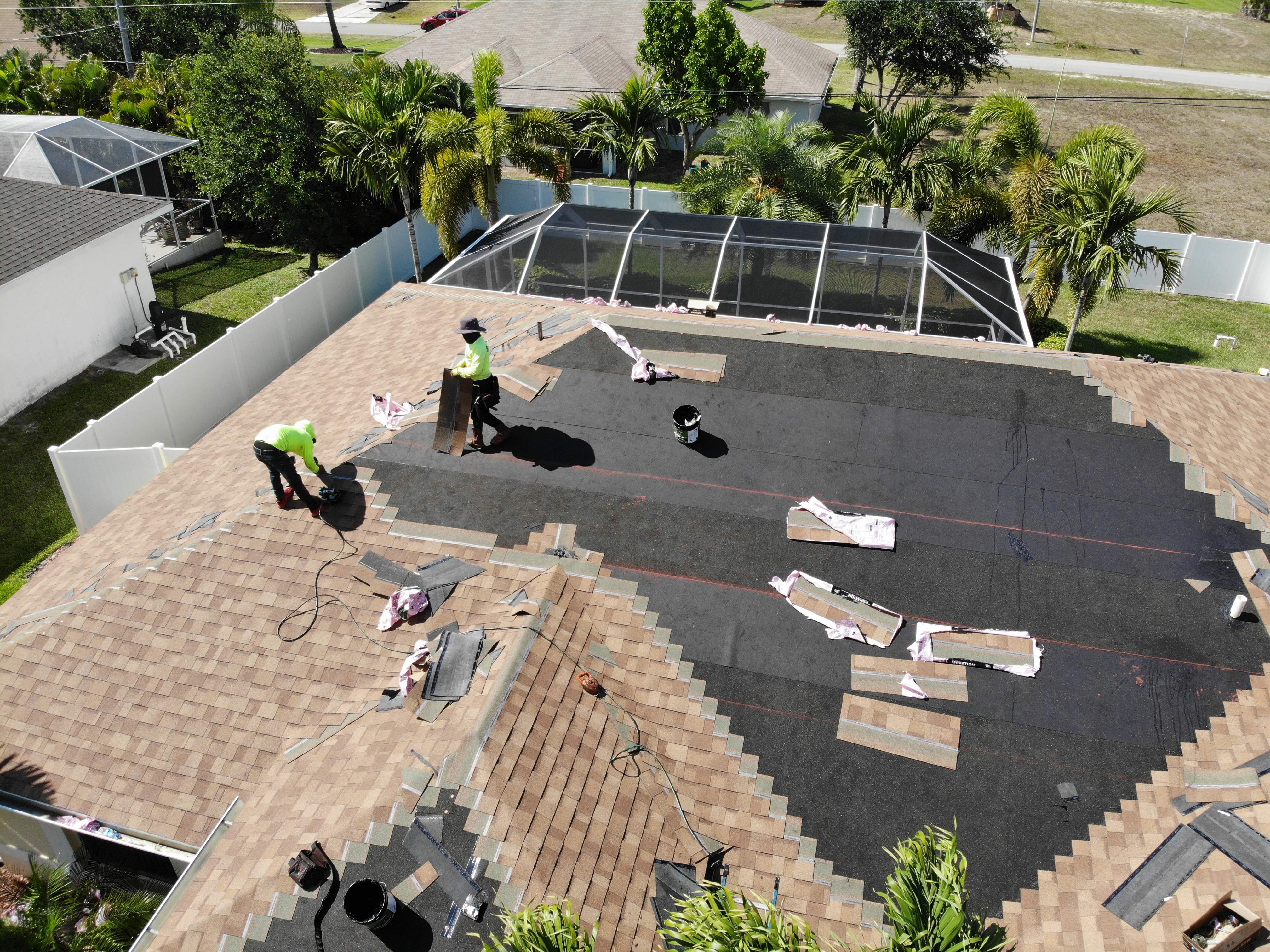 Residential Shingle Roof Install in Cape Coral by International Roofing