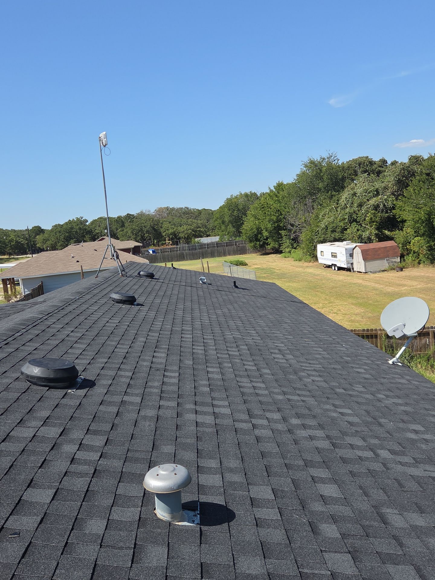Project in Weatherford by Lonestar Roofing and Restoration LLC.