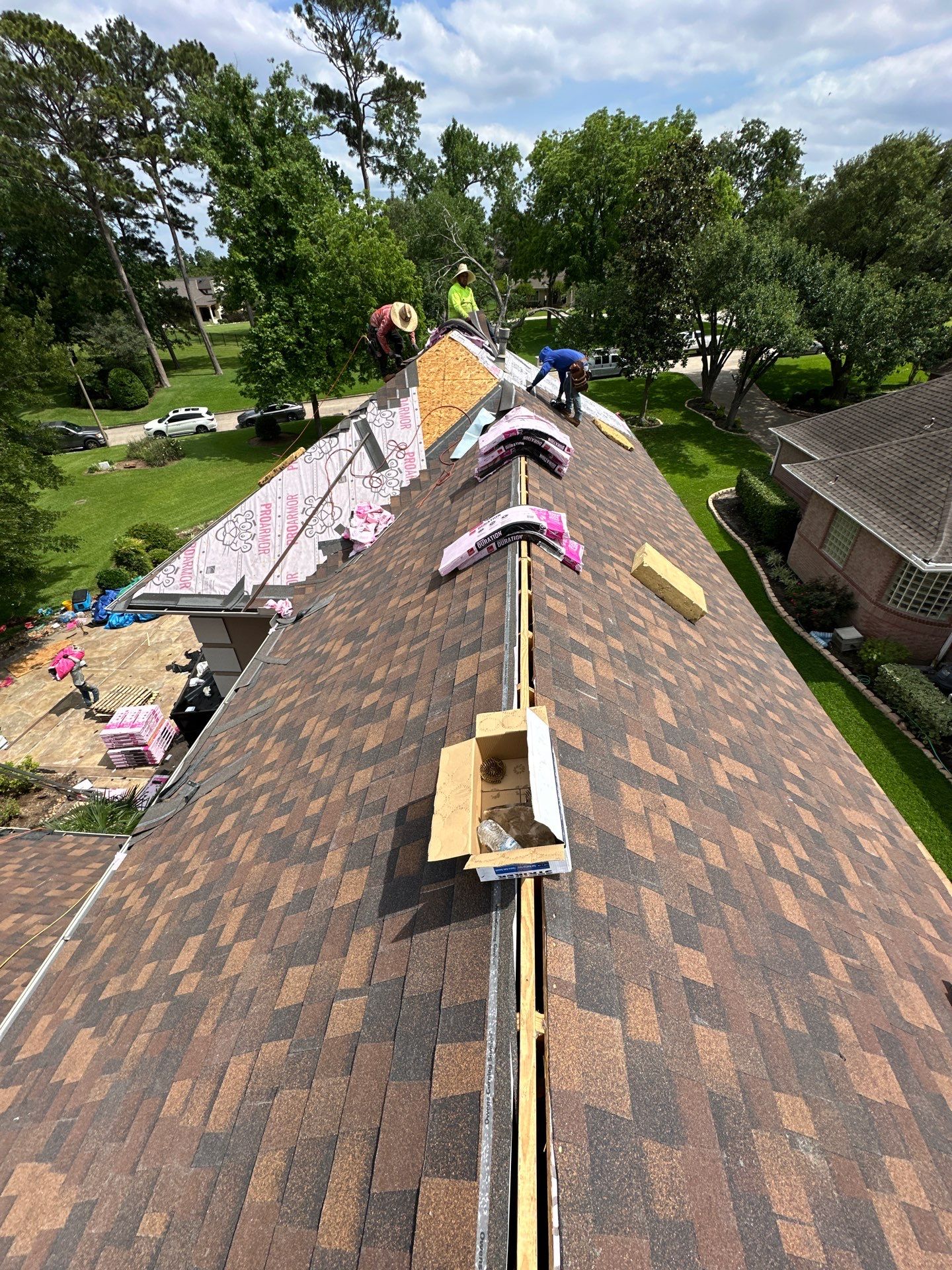 Project in Montgomery by Motion Roofing