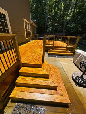 Deck using Wood Sealant