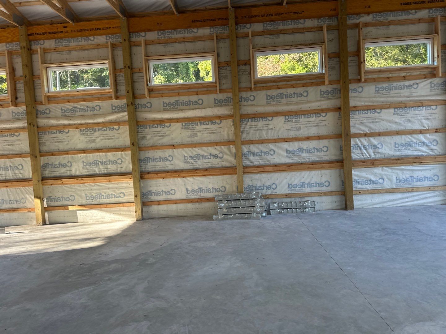 Large Garage Build by Bec Construction Llc