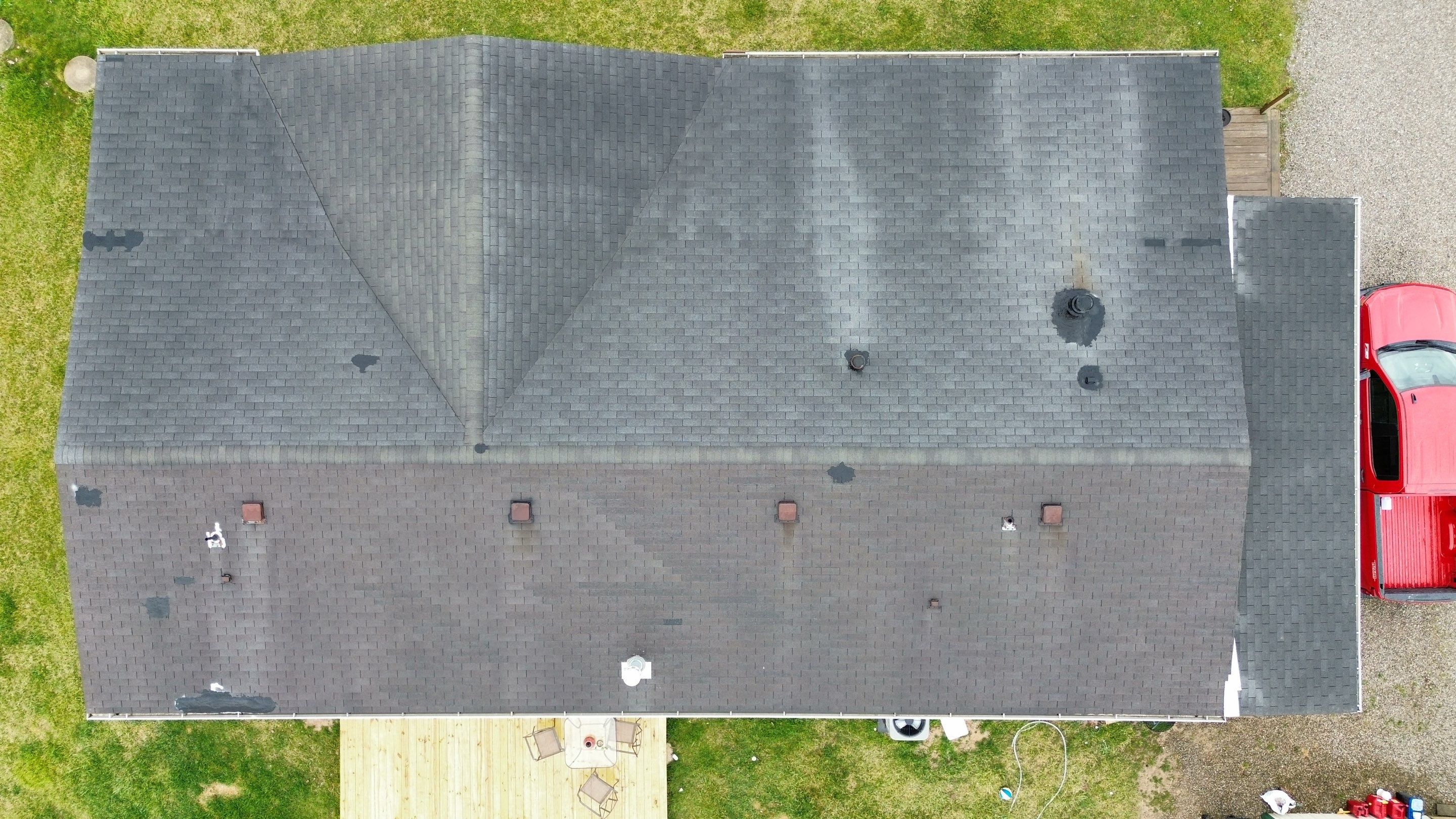 Residential Roofing Installation using Performance Panel Metal - Crinkle Bronze by RoofX 
