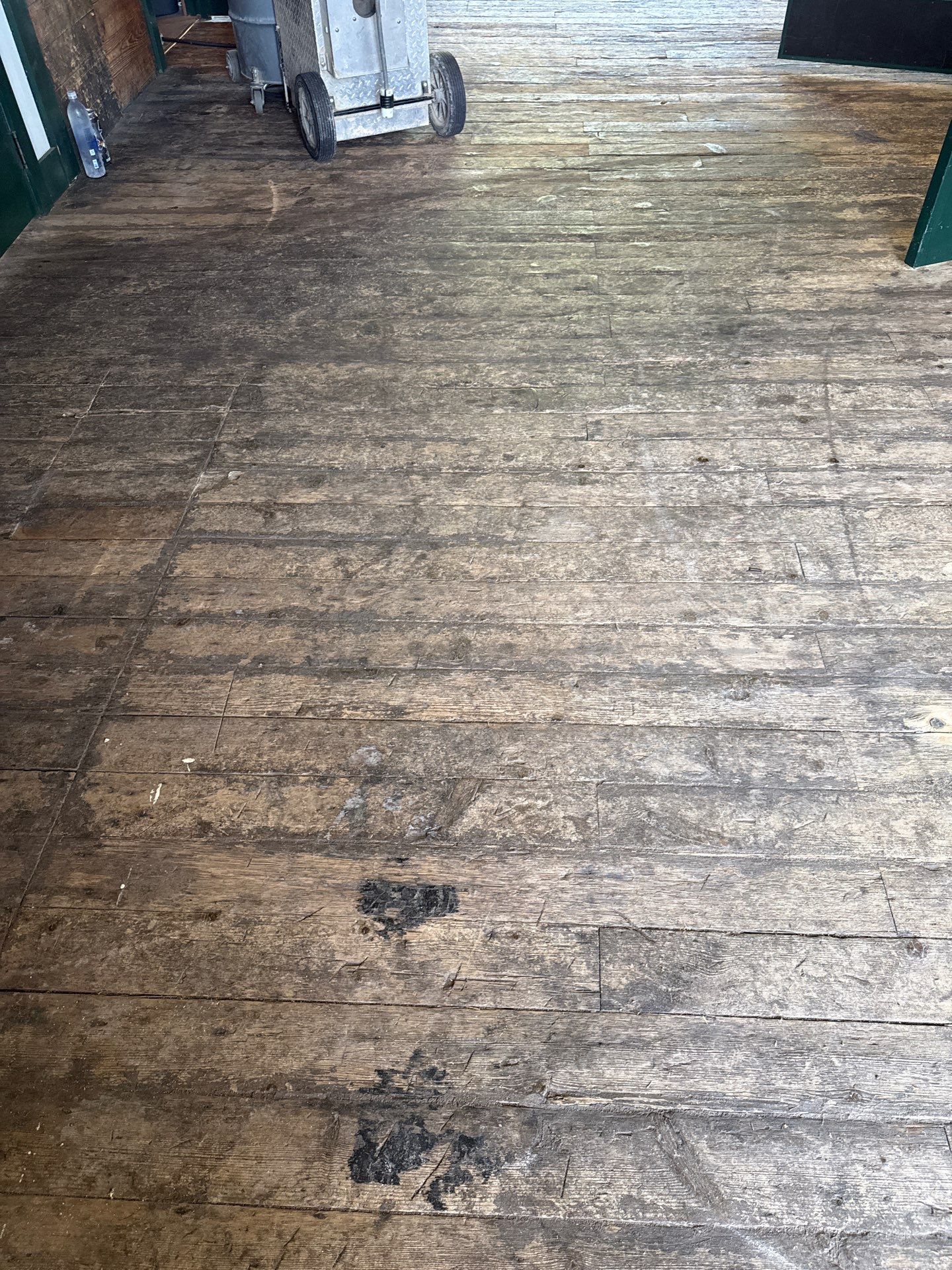 Historic restoration of 1873 floor  by Ann Arbor Hardwoods 