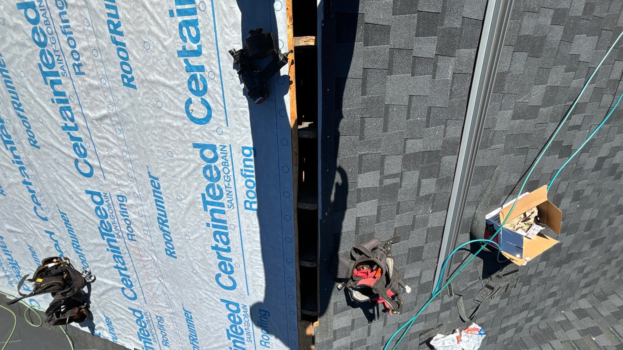 Roof Replacement using Certainteed HD Moire Black by 180 Contractors